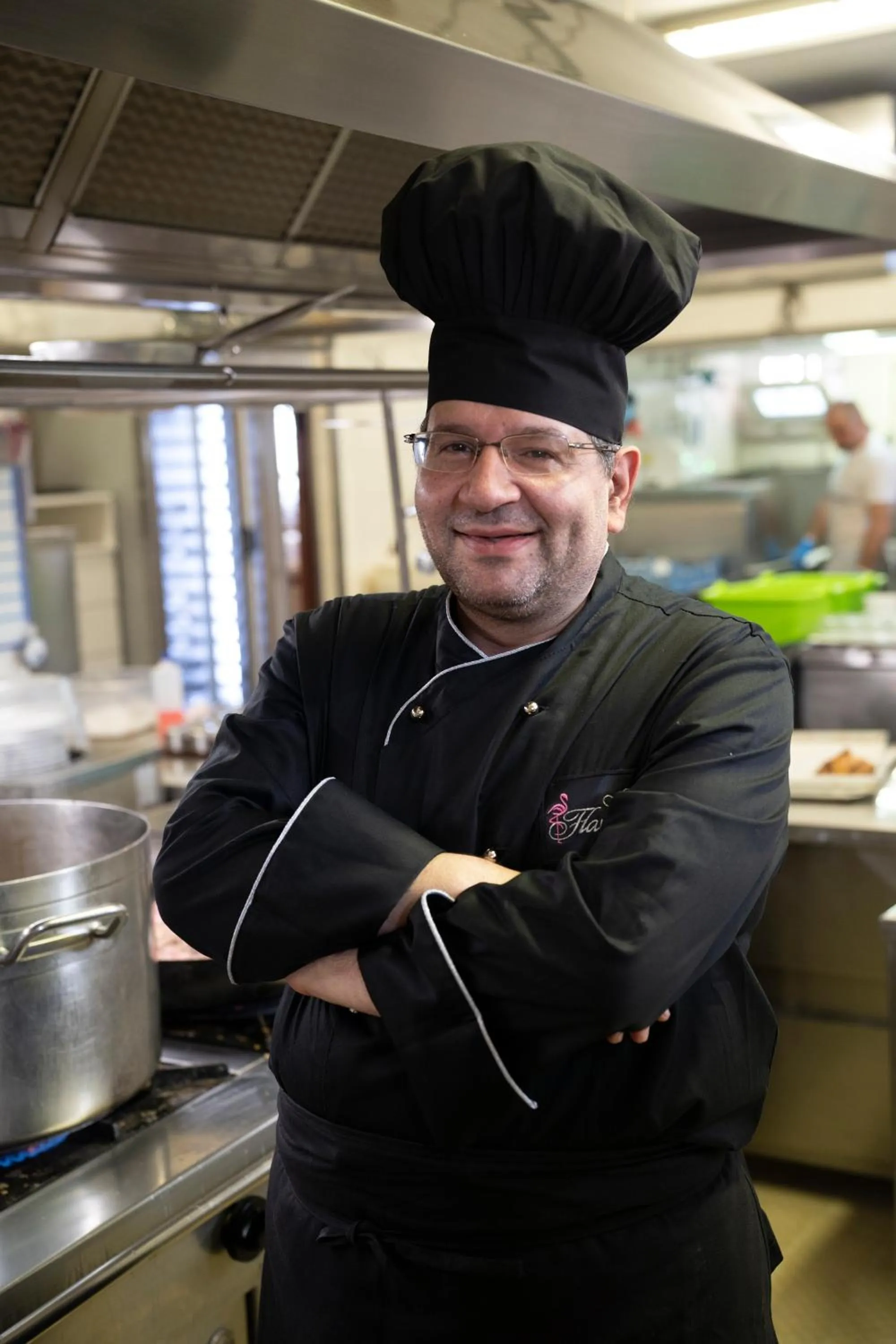 Kitchen or kitchenette in Hotel Flamingo