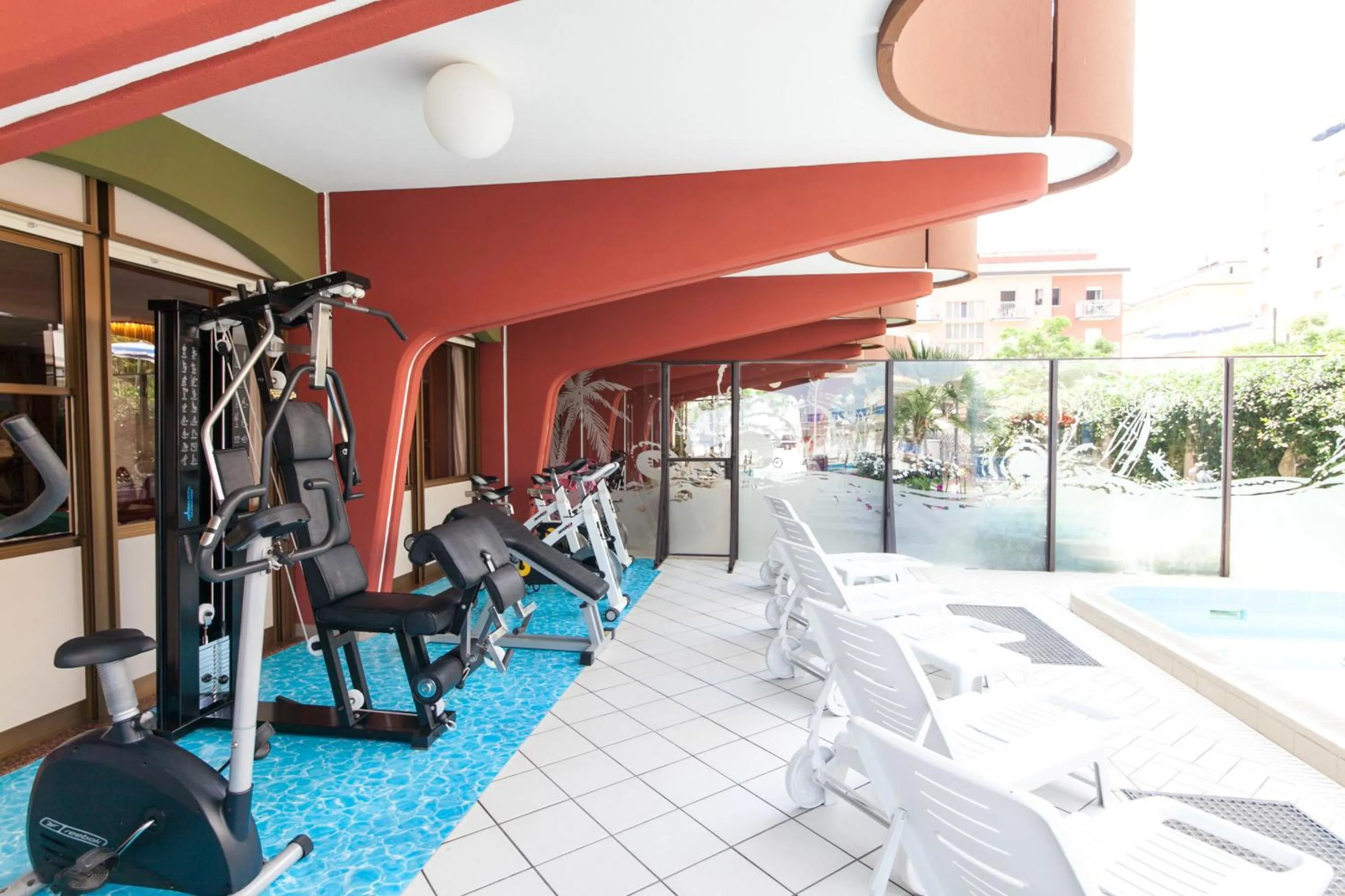 Hot Tub in Hotel Flamingo