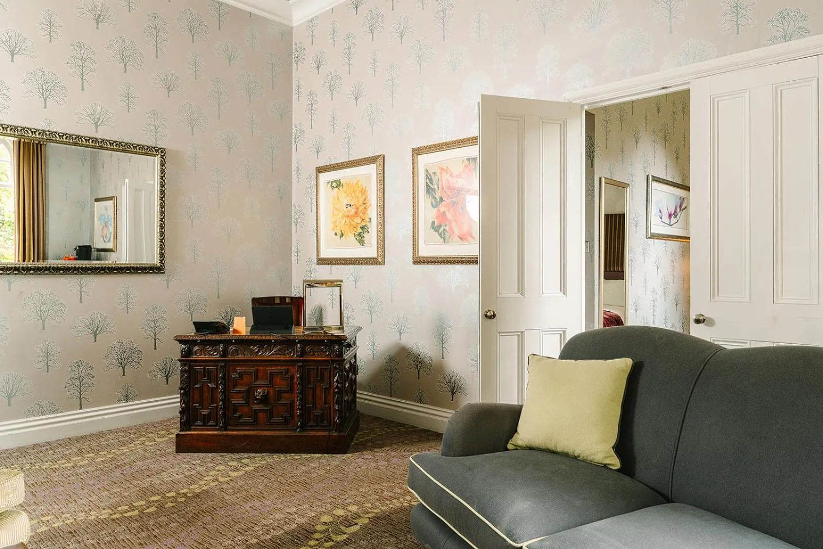 Garden view in Lainston House