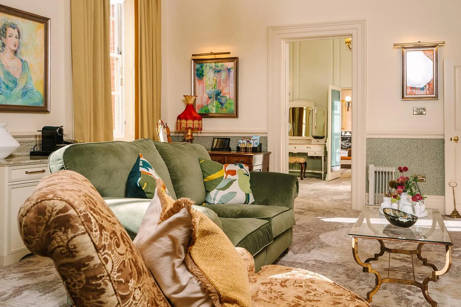 Living room in Lainston House