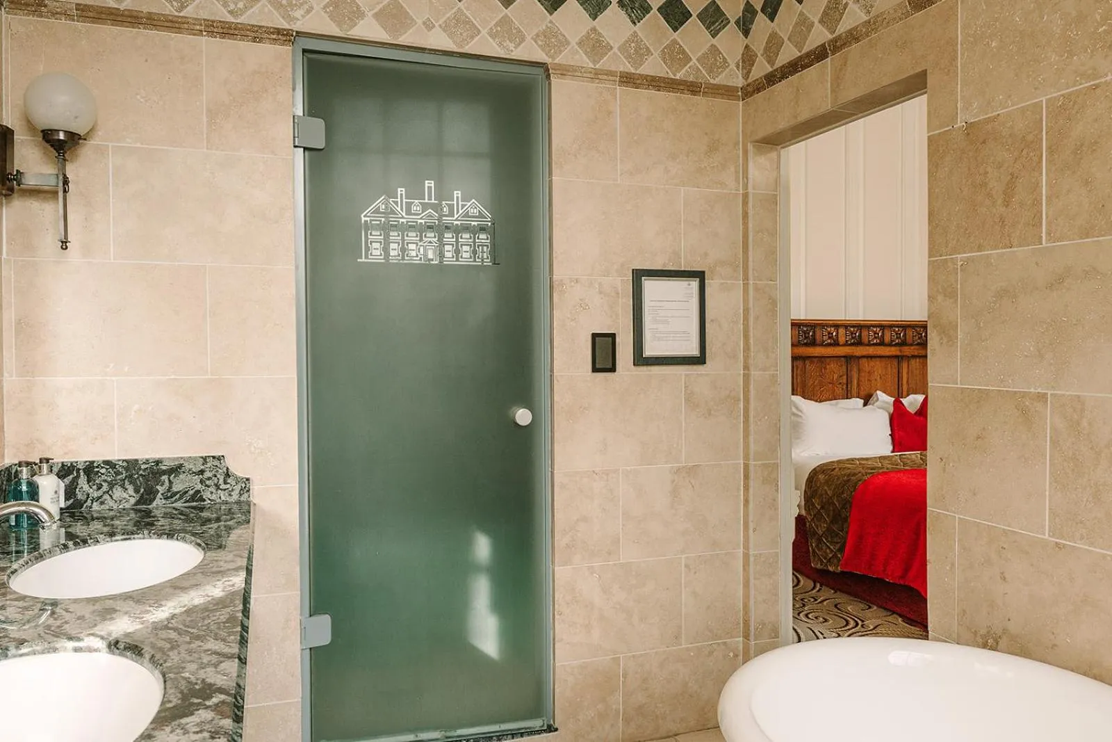 Bathroom in Lainston House