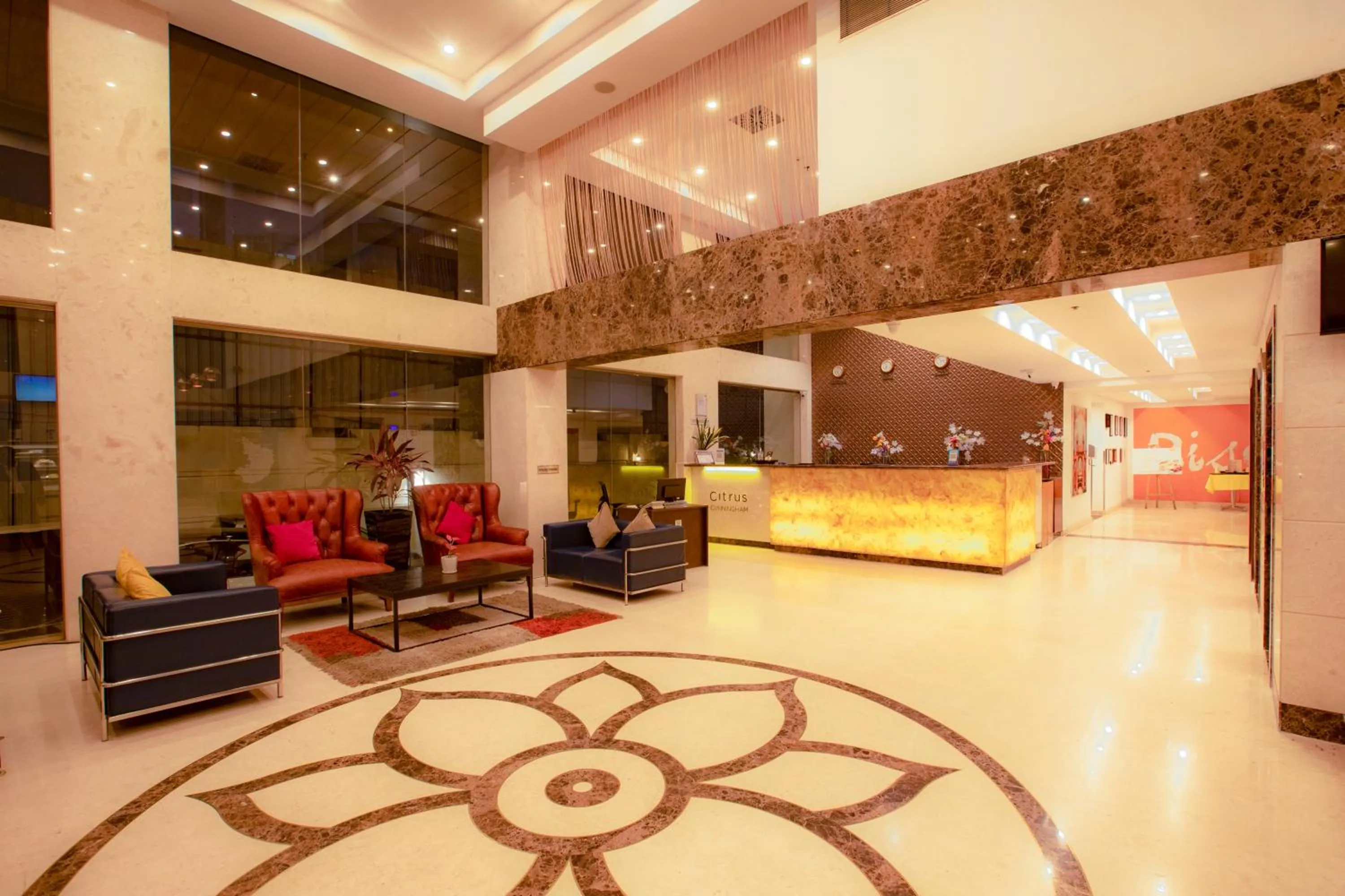 Lobby or reception in The Cunningham Hotel Bangalore