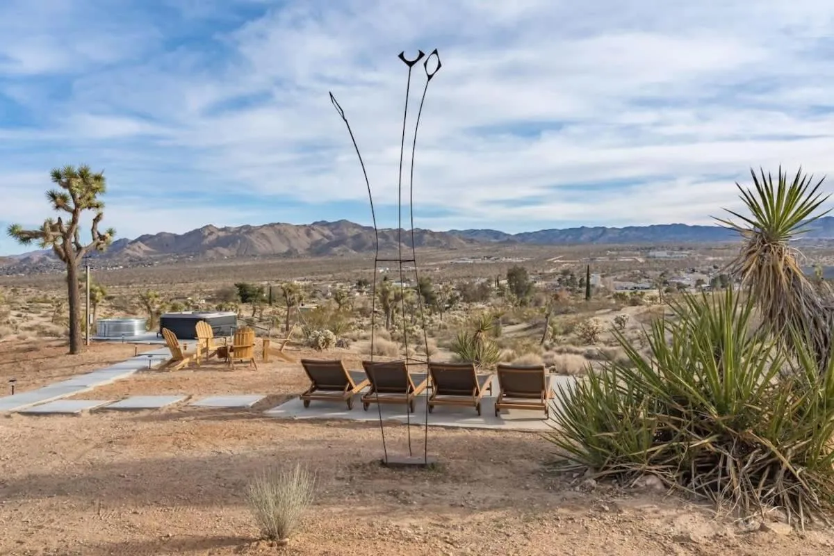 Kinetic House-Joshua Trees Sculptures Cowboy Pool