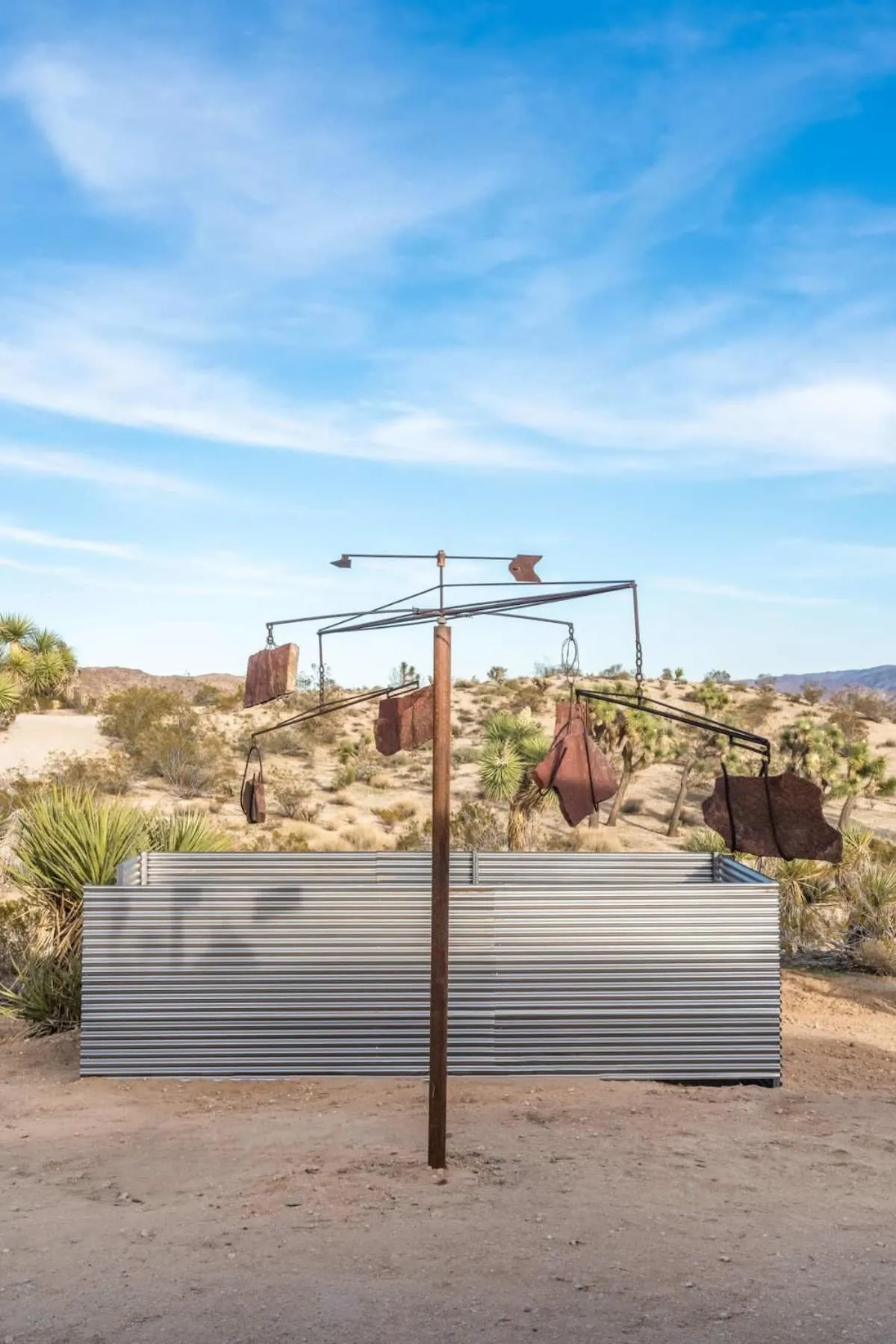 Kinetic House-Joshua Trees Sculptures Cowboy Pool