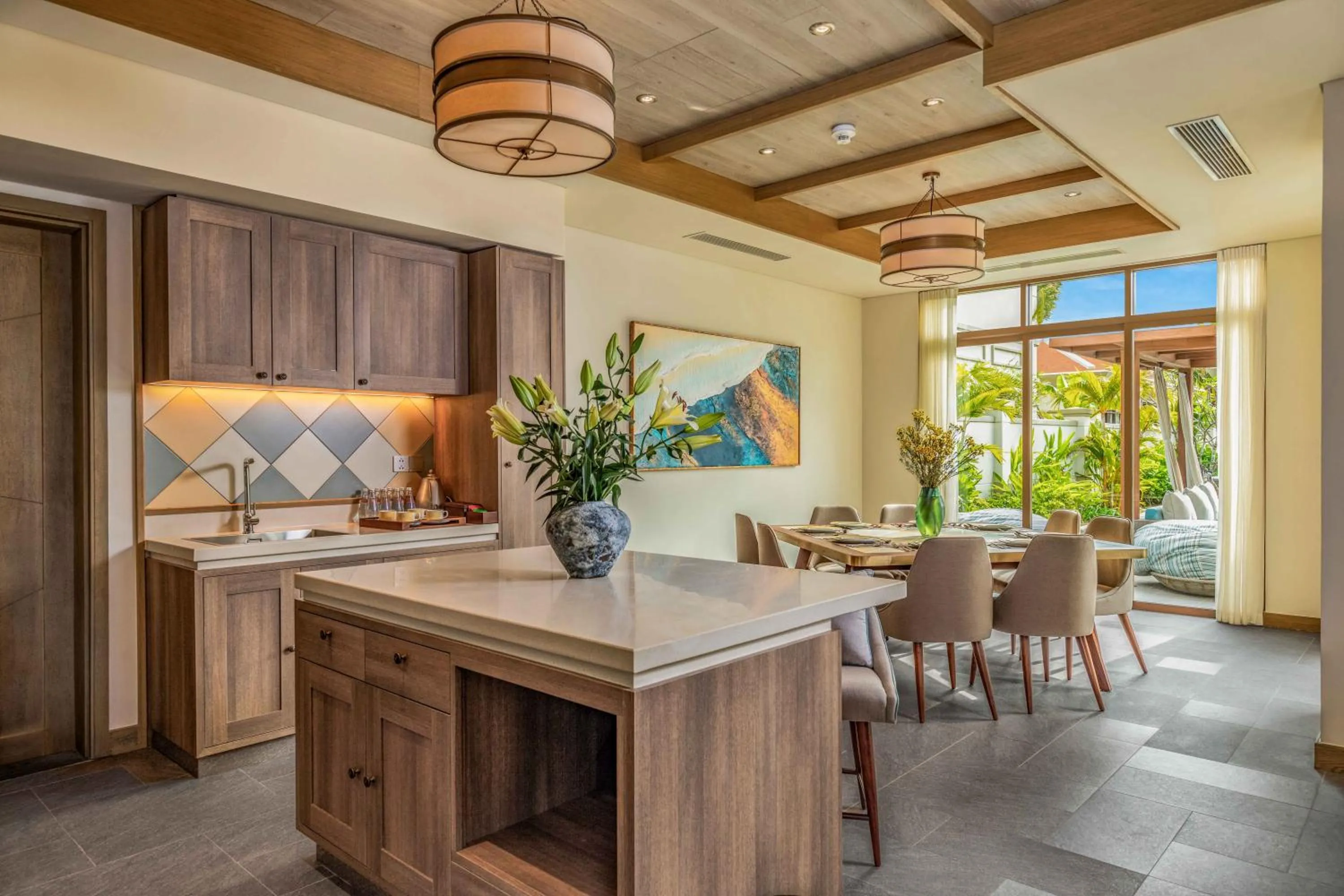 Seating area in Fusion Resort and Villas Da Nang