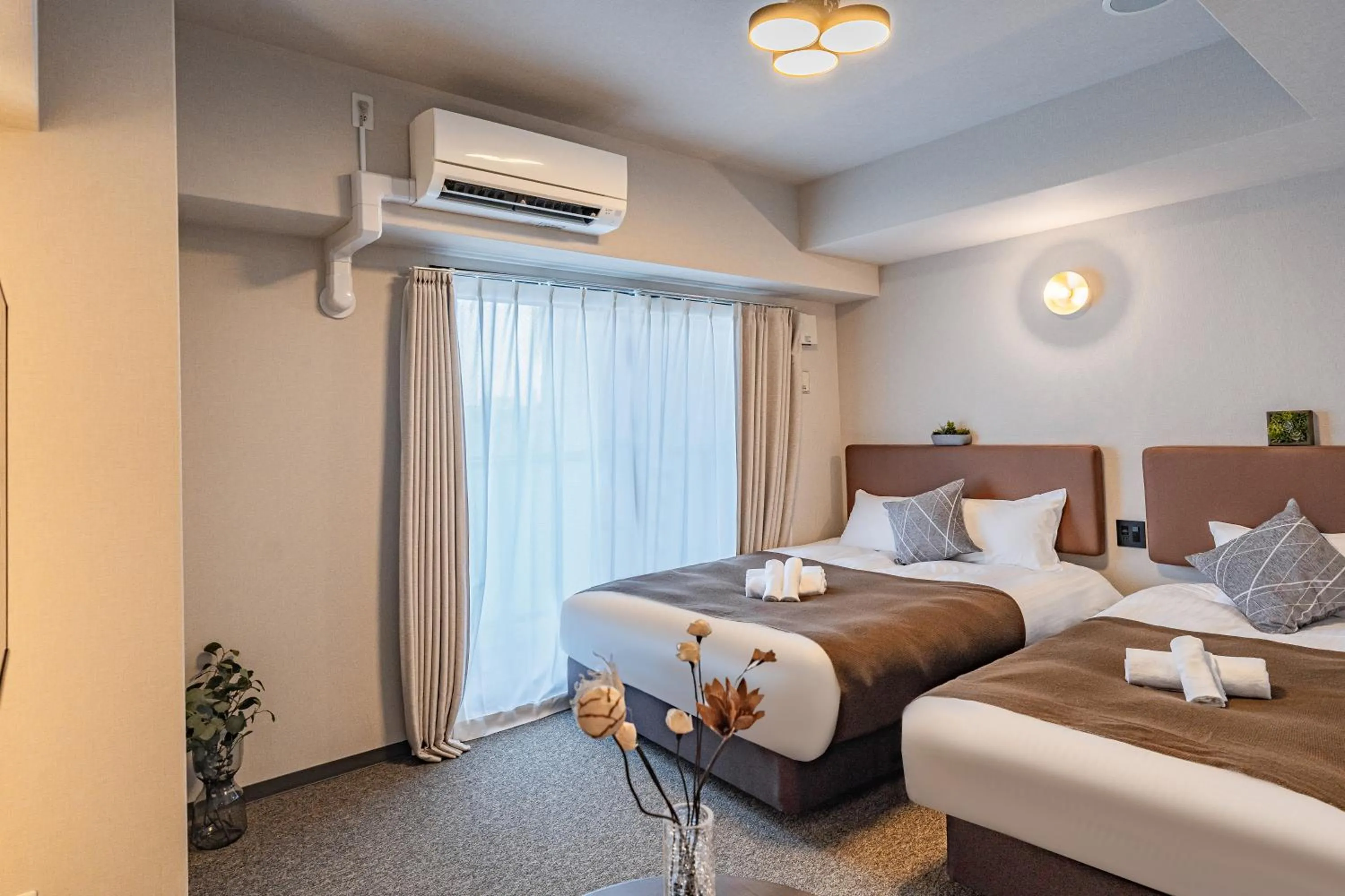 Living room, Bed in Apartment Hotel 11 Kuromon 2