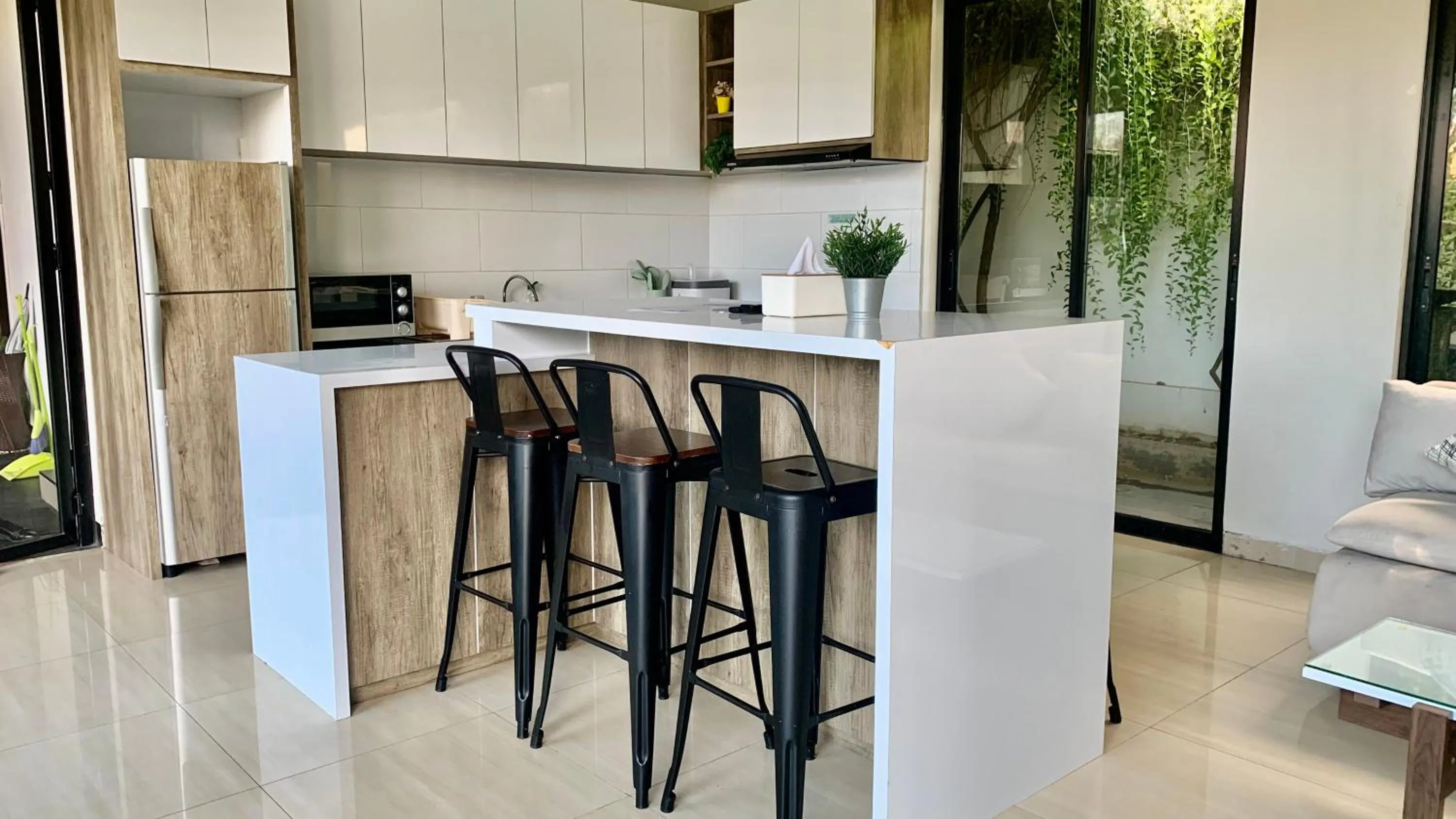 Communal kitchen in The BALIem Villa