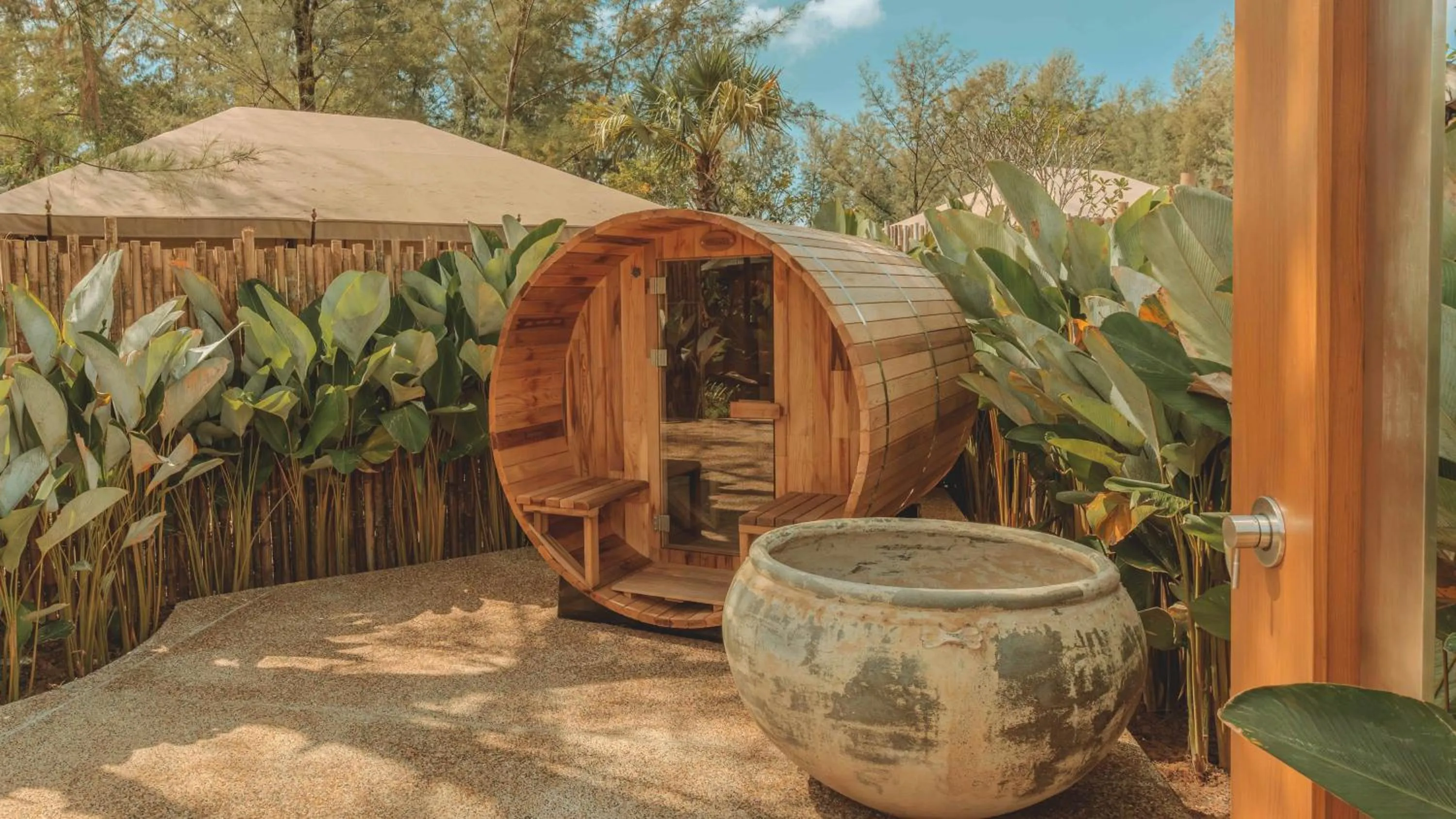 Sauna in Twinpalms Tented Camp Phuket