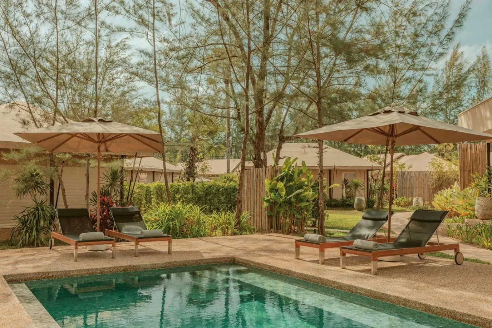 Swimming pool in Twinpalms Tented Camp Phuket