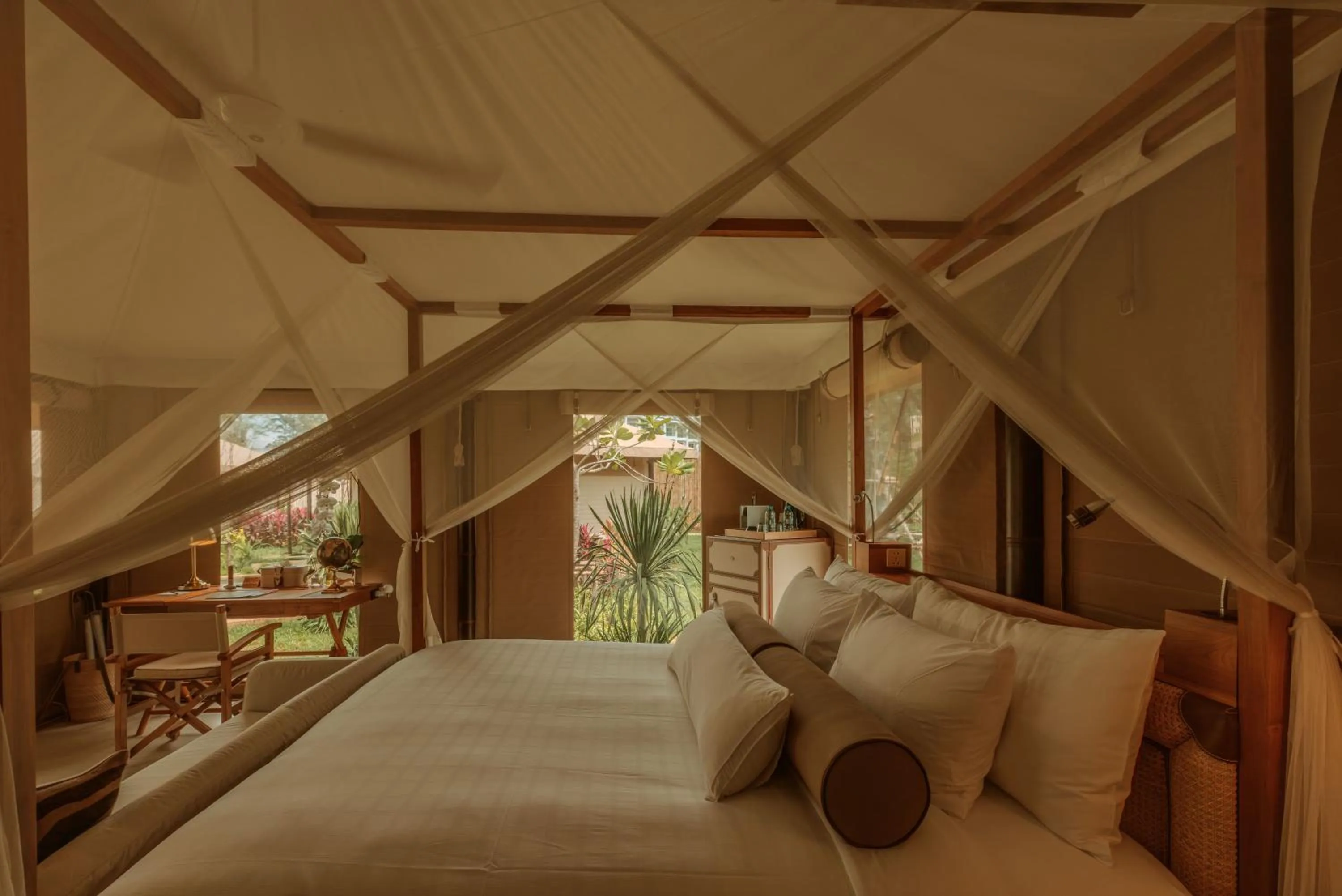 Photo of the whole room, Bed in Twinpalms Tented Camp Phuket