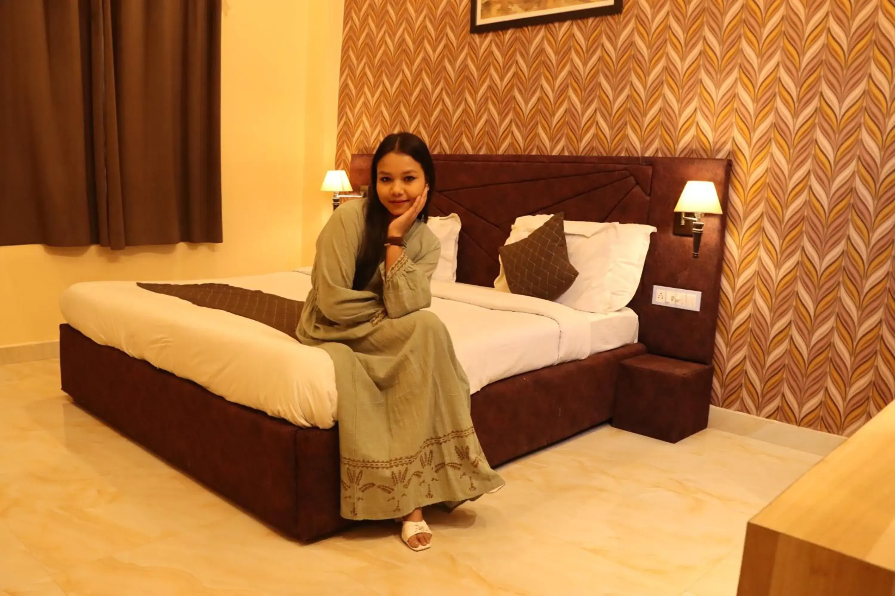 Bed in HOTEL MAYURA Bed in HOTEL MAYURA