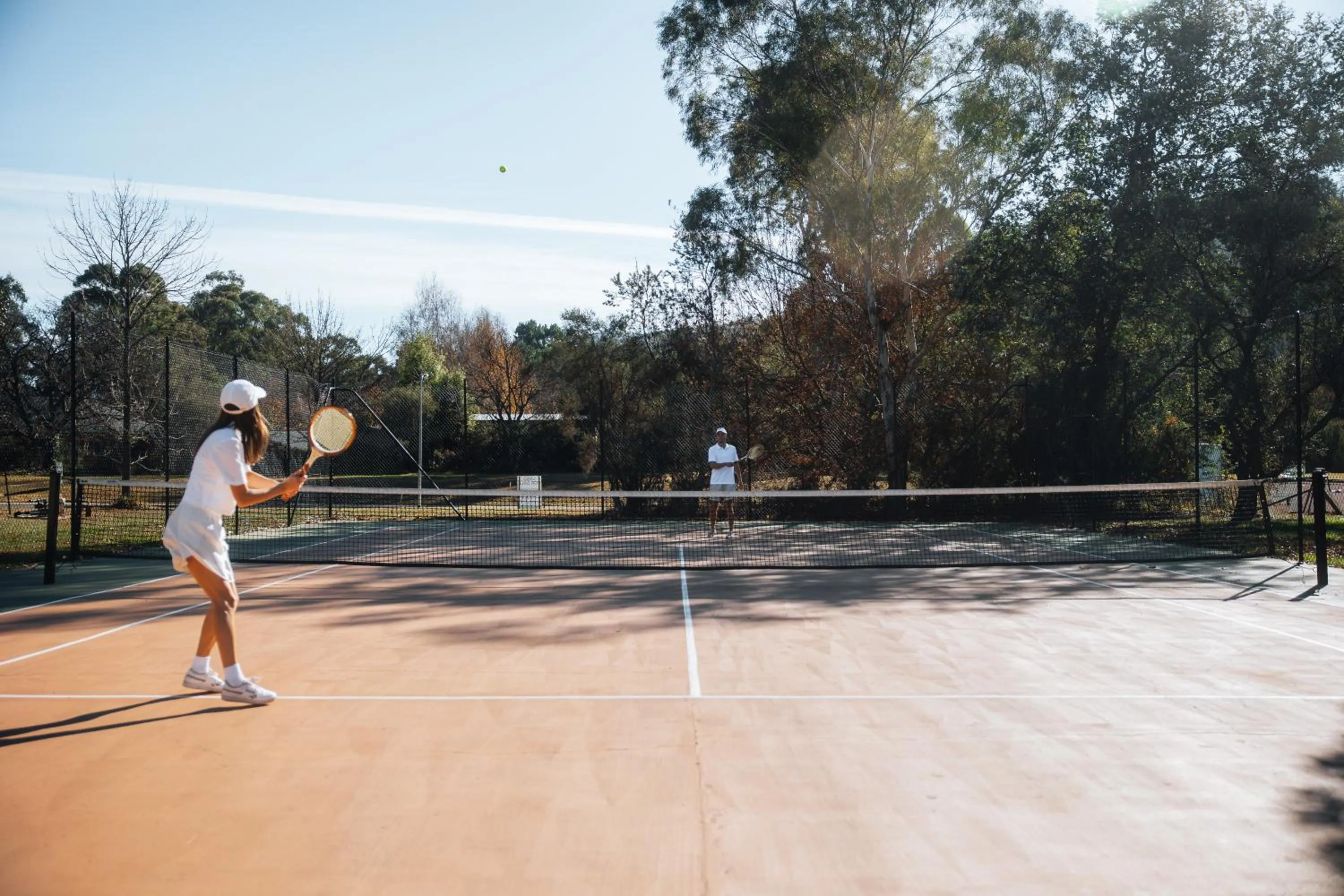 Tennis court in Hara House