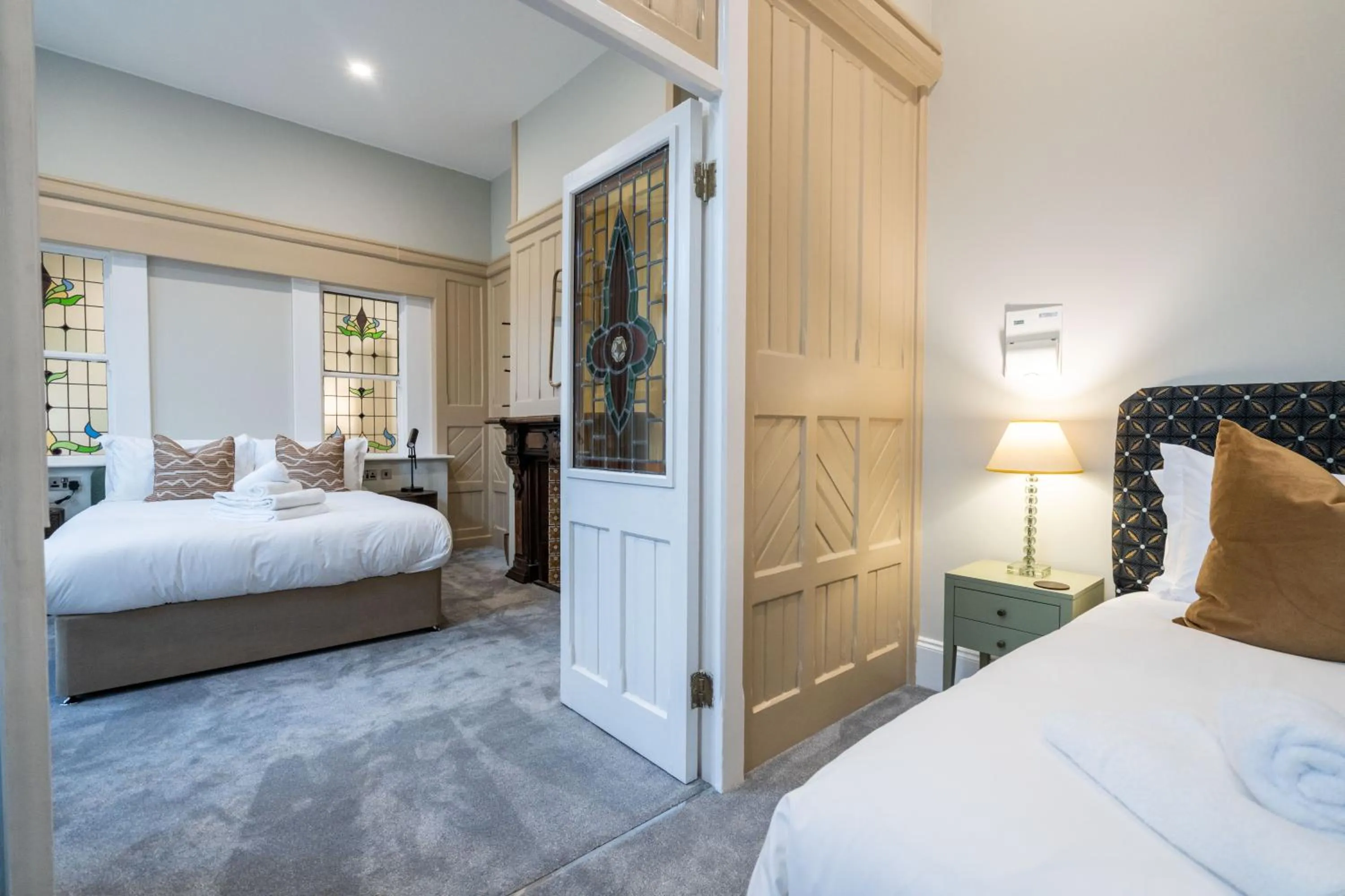 Bedroom, Bed in Old Abbey House