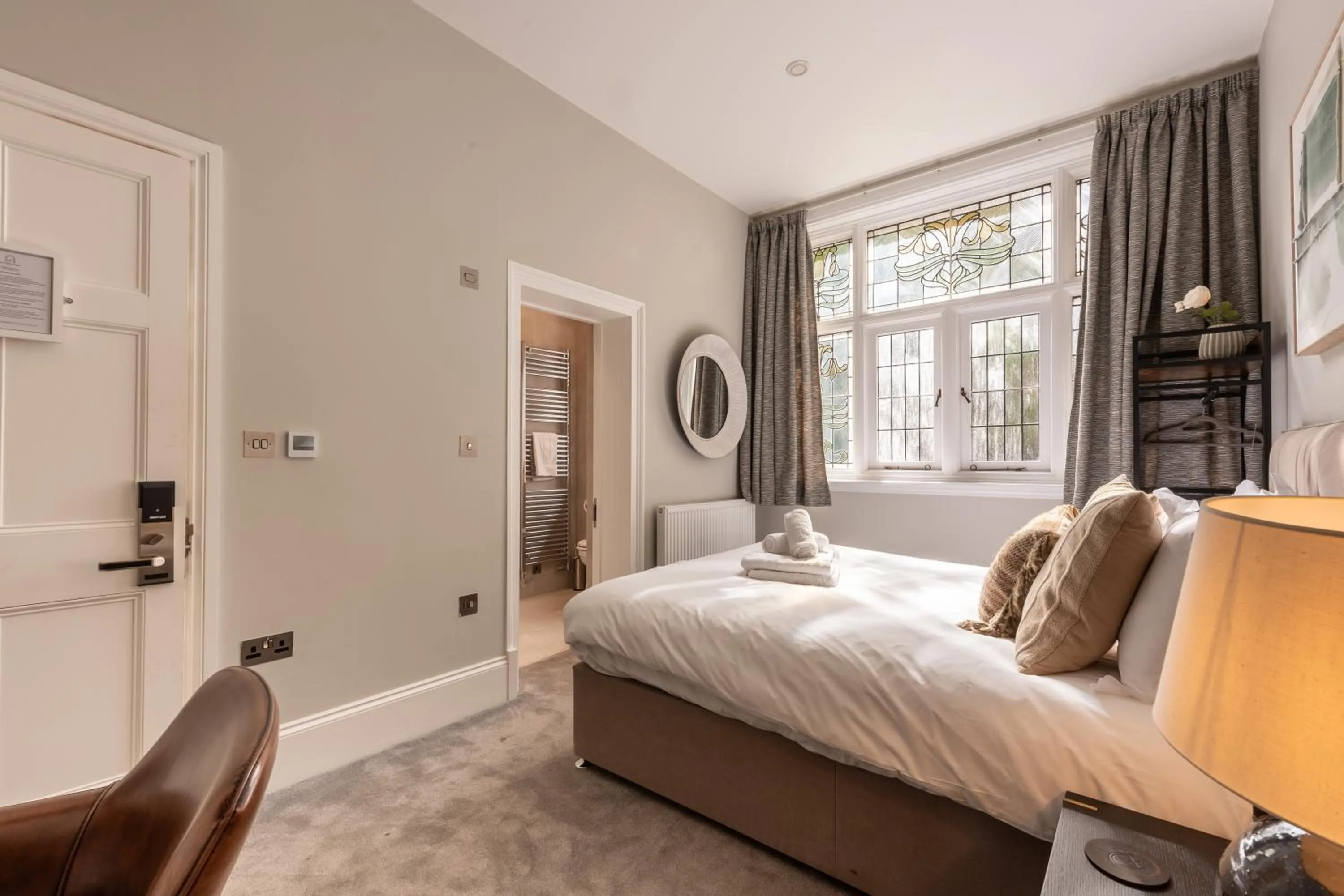 Bedroom, Bed in Old Abbey House