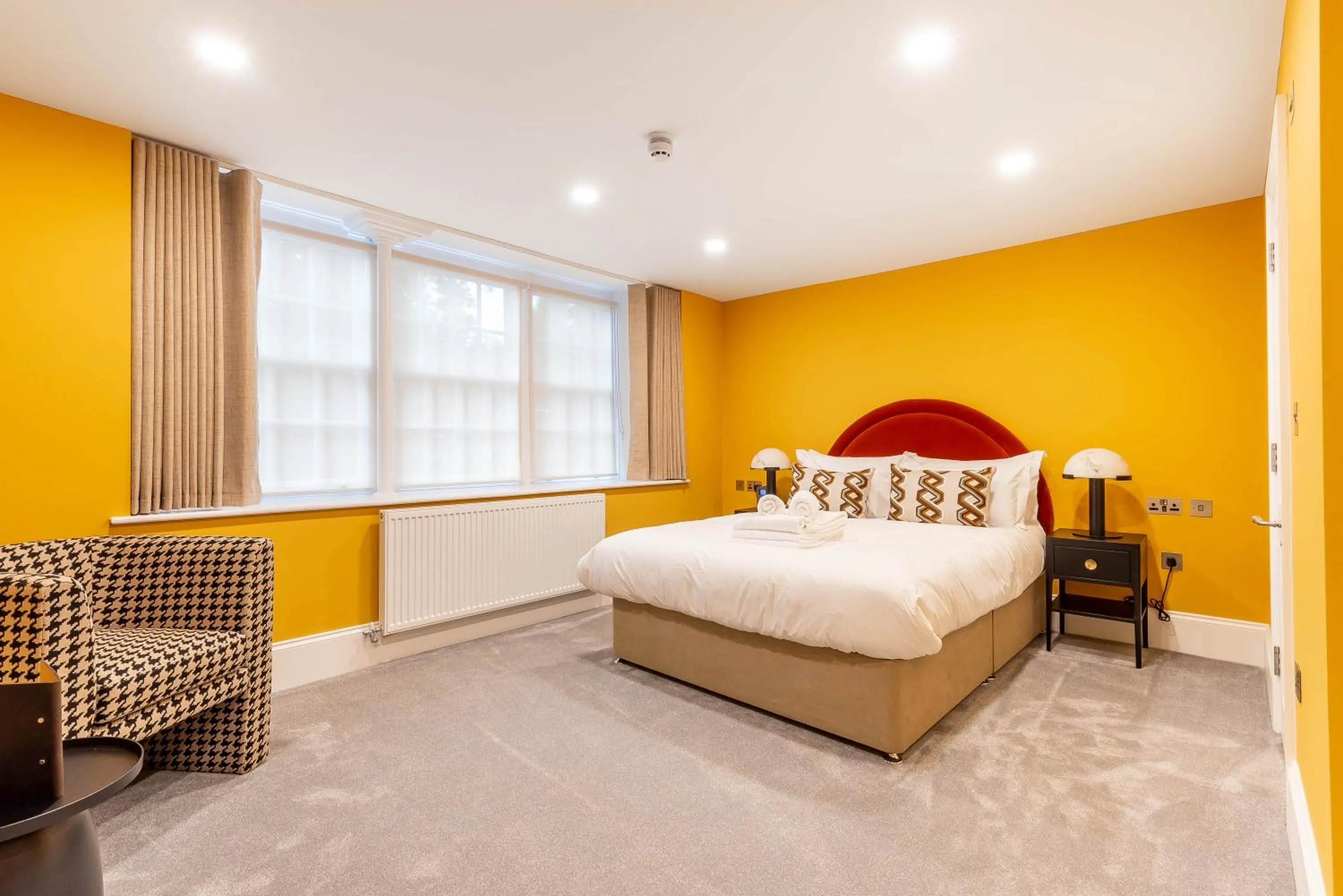 Seating area, Bed in Old Abbey House