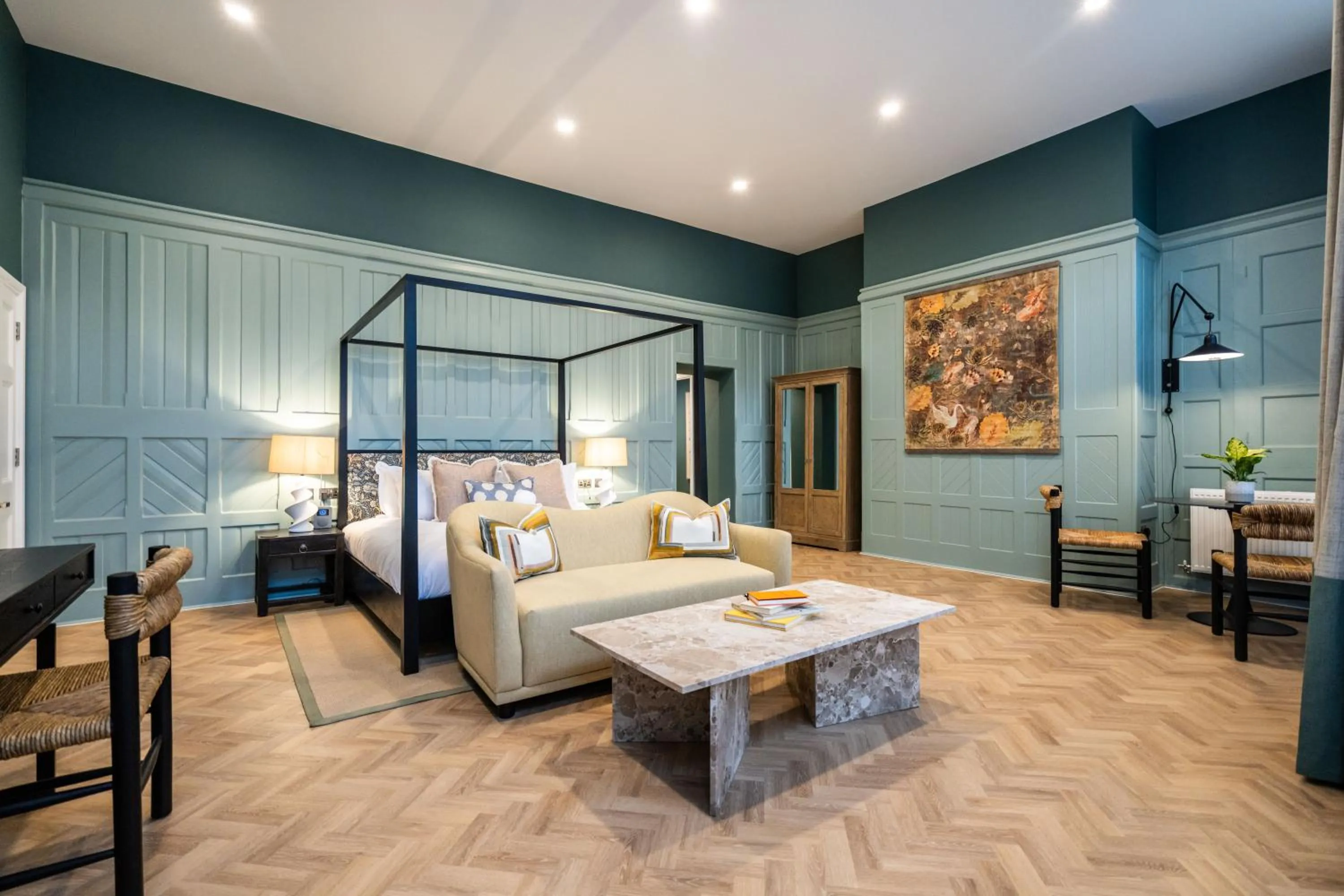 Photo of the whole room, Bed in Old Abbey House