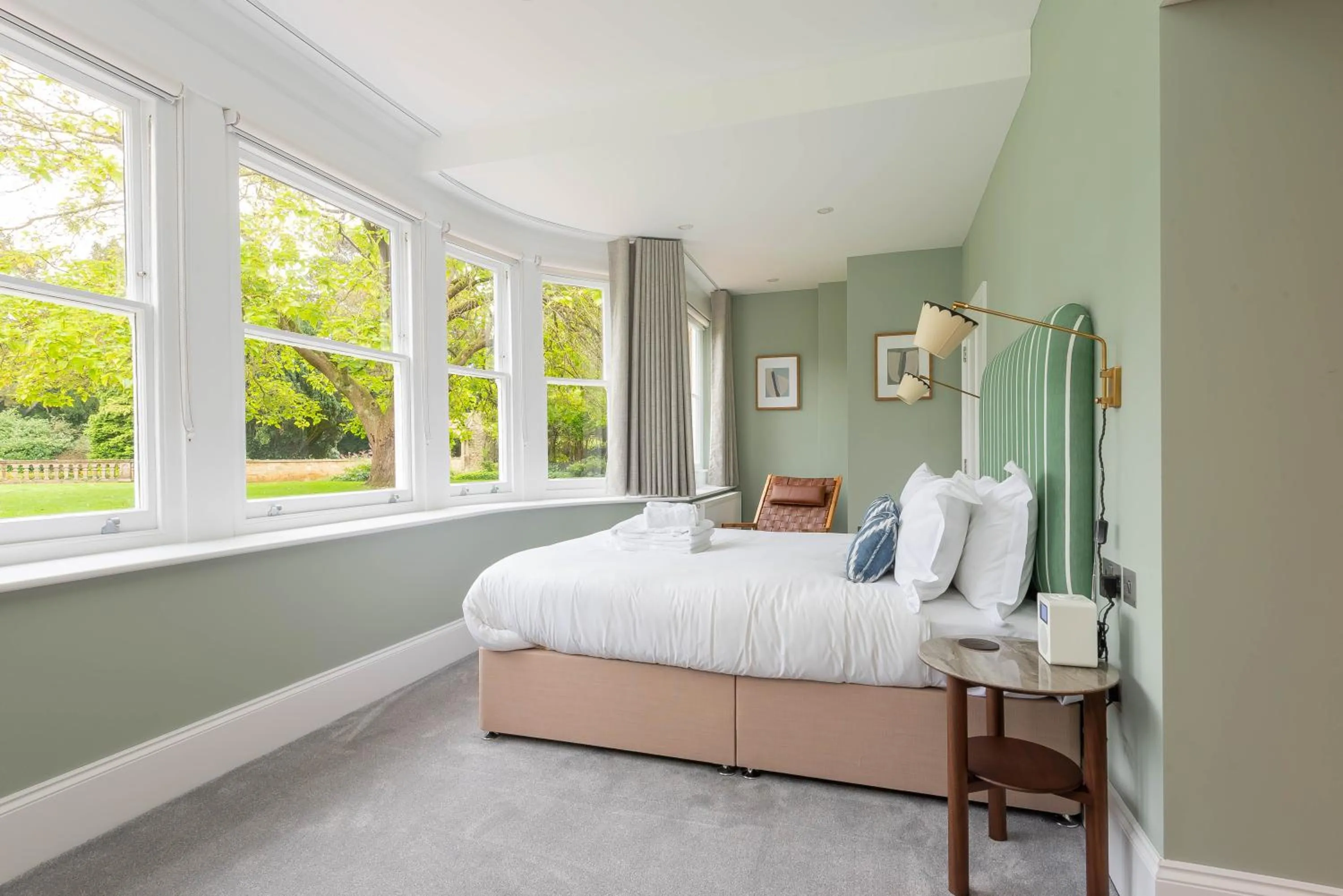 Bedroom, Bed in Old Abbey House