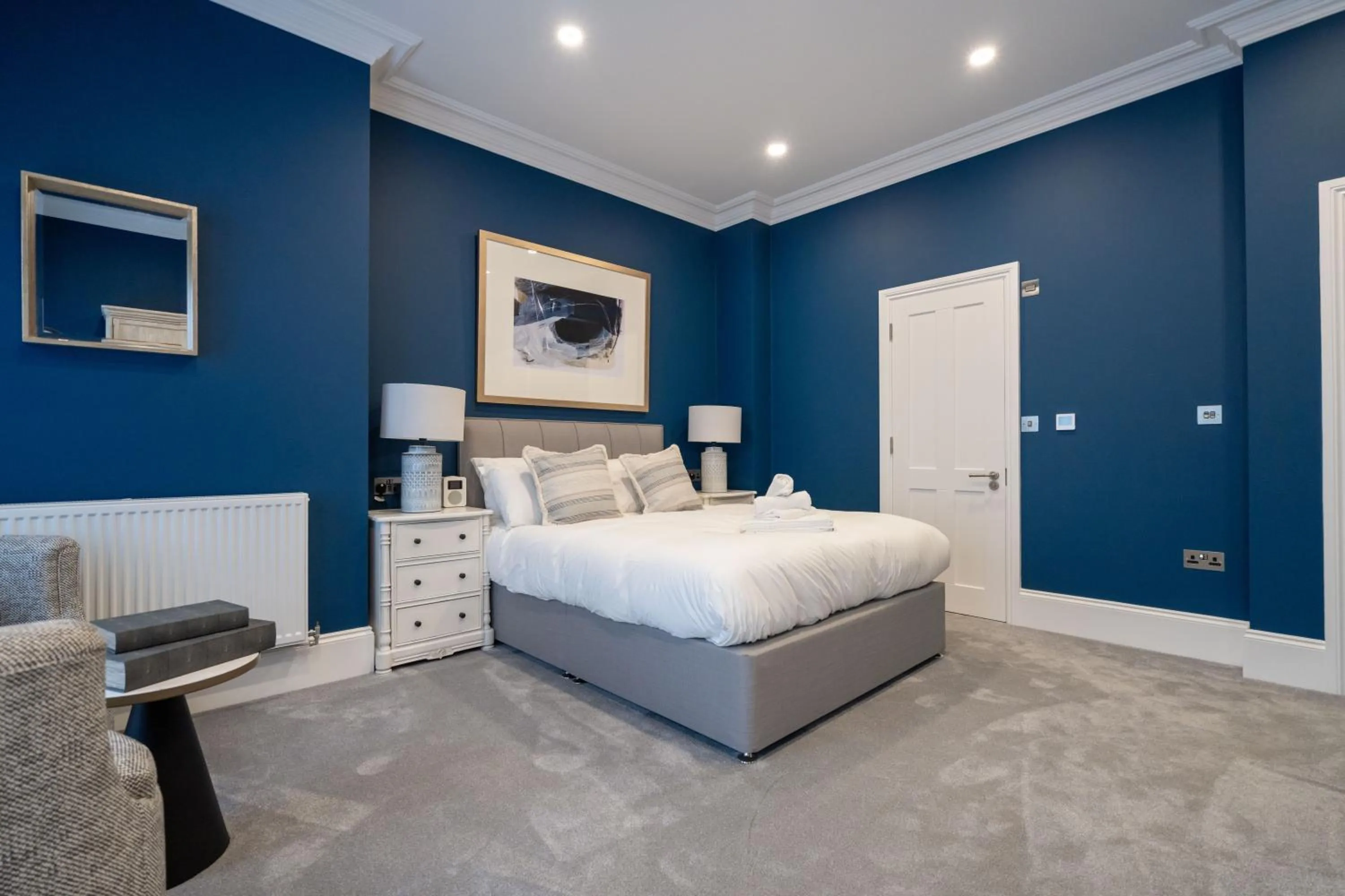 Bedroom, Bed in Old Abbey House