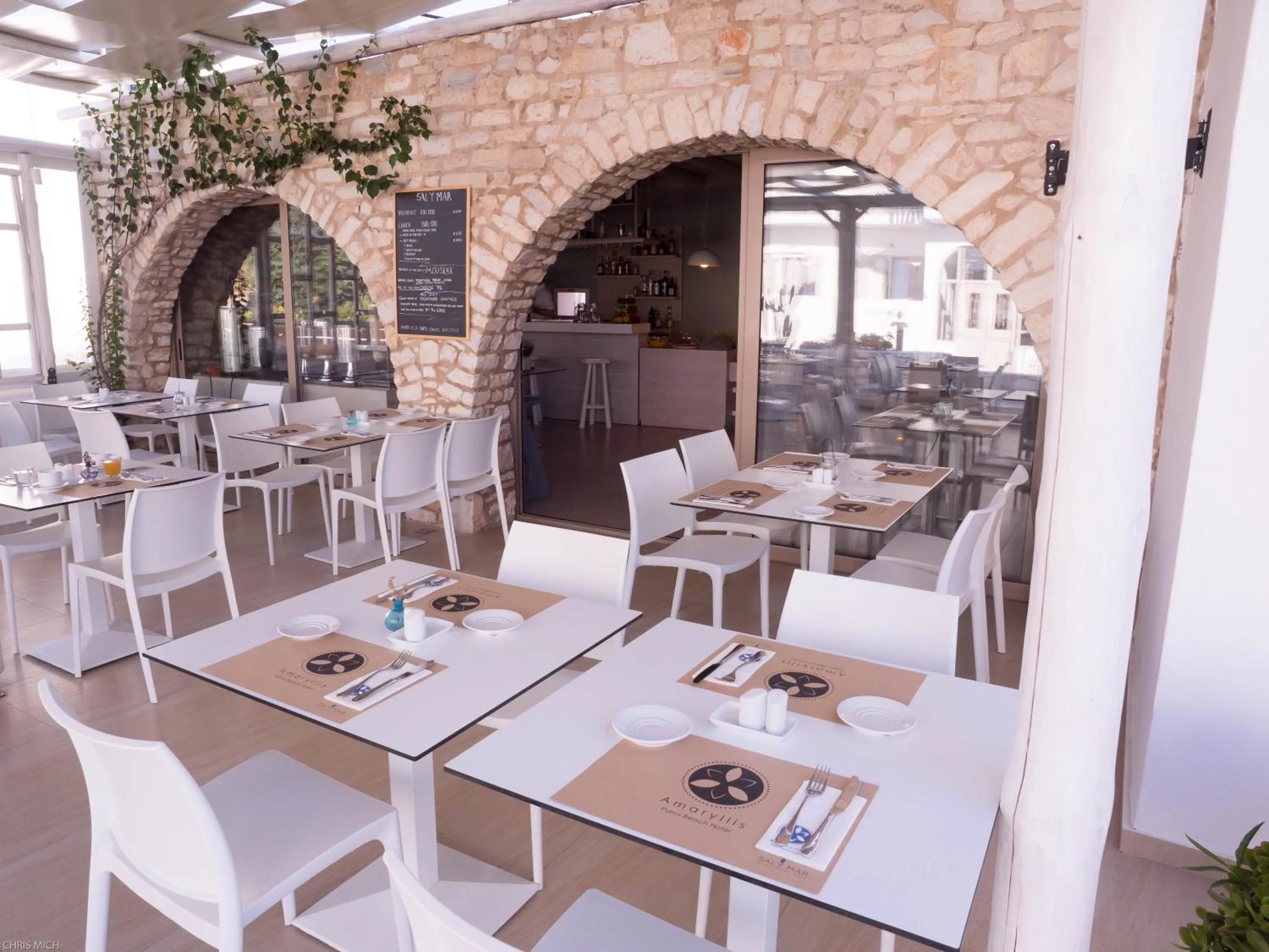 Restaurant/places to eat in Amaryllis Beach Hotel