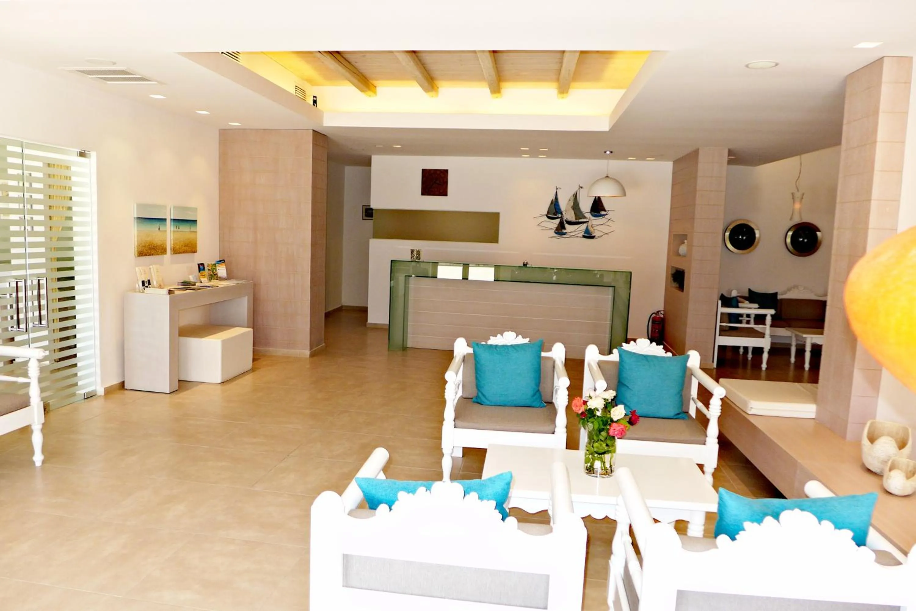 Lobby or reception in Amaryllis Beach Hotel