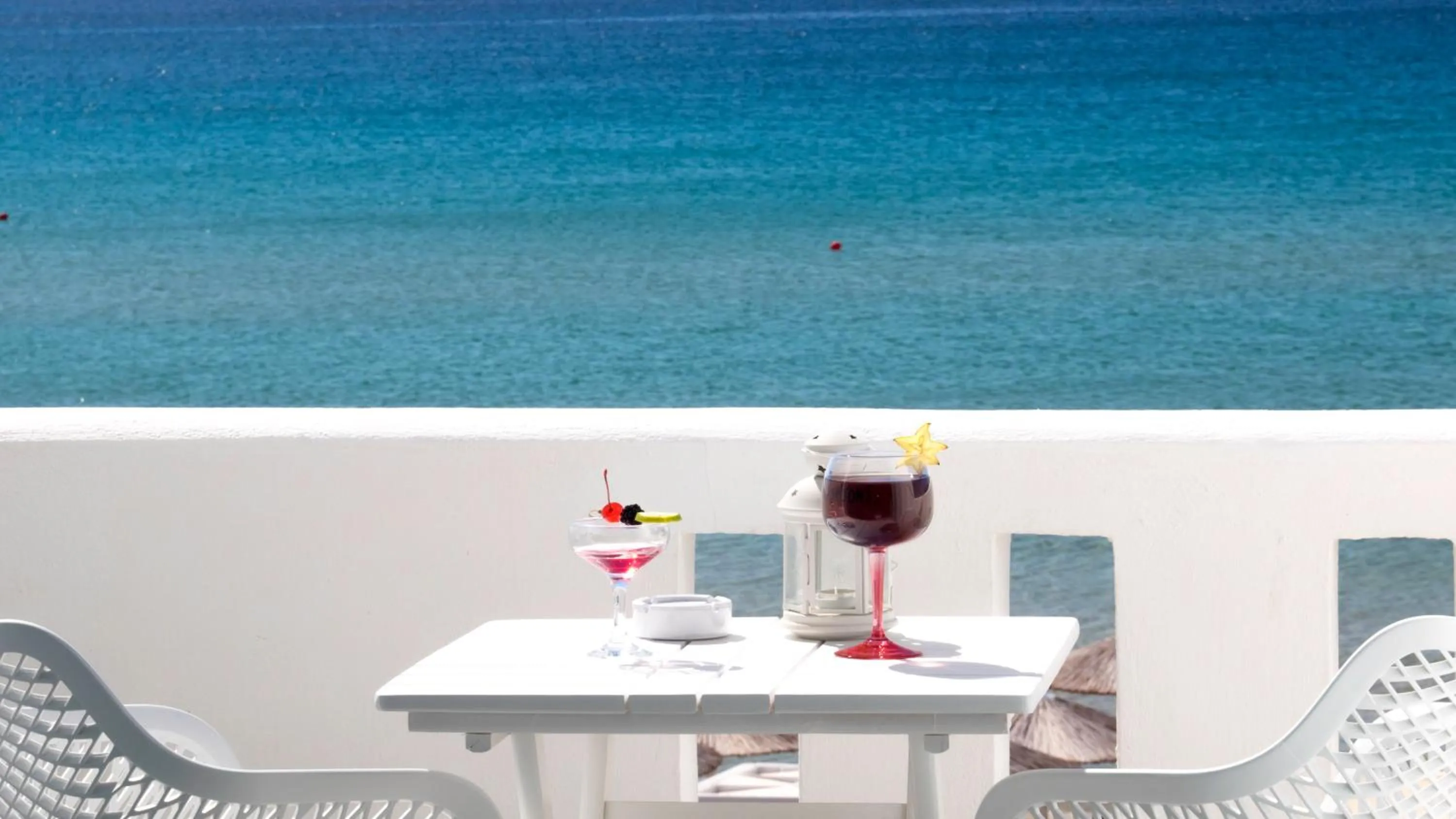 Balcony/Terrace in Amaryllis Beach Hotel