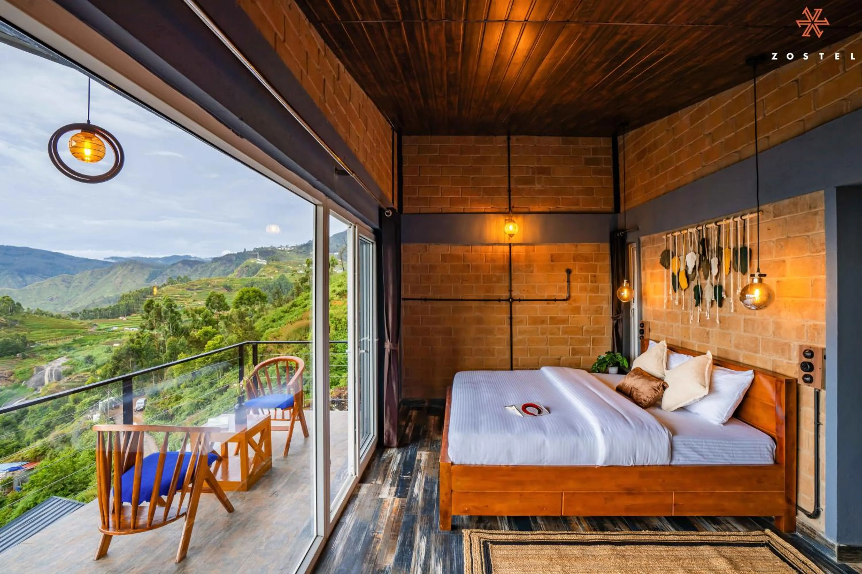 Balcony/Terrace, Bed in Zostel Plus Poombarai, Kodaikanal