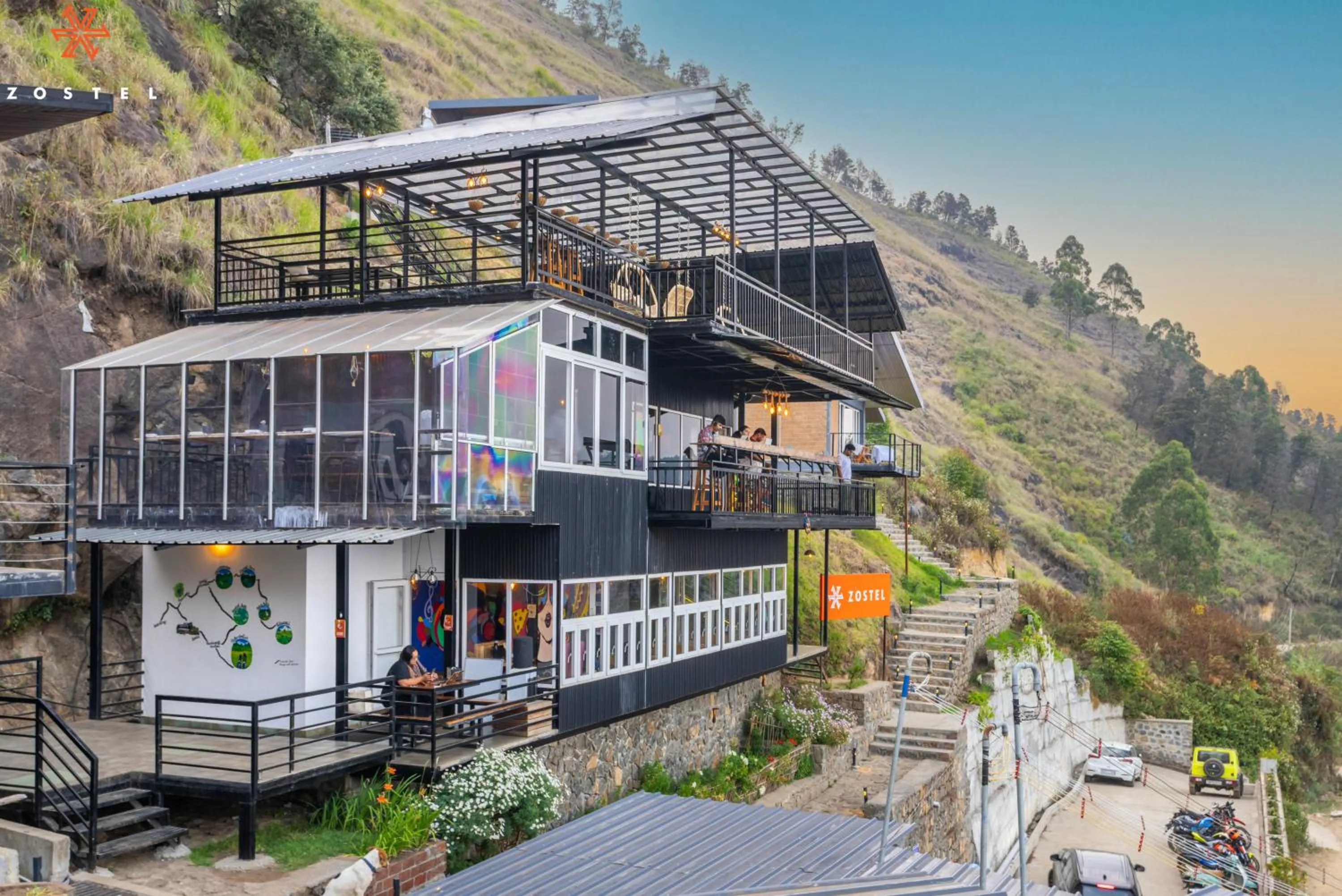 Property building in Zostel Plus Poombarai, Kodaikanal