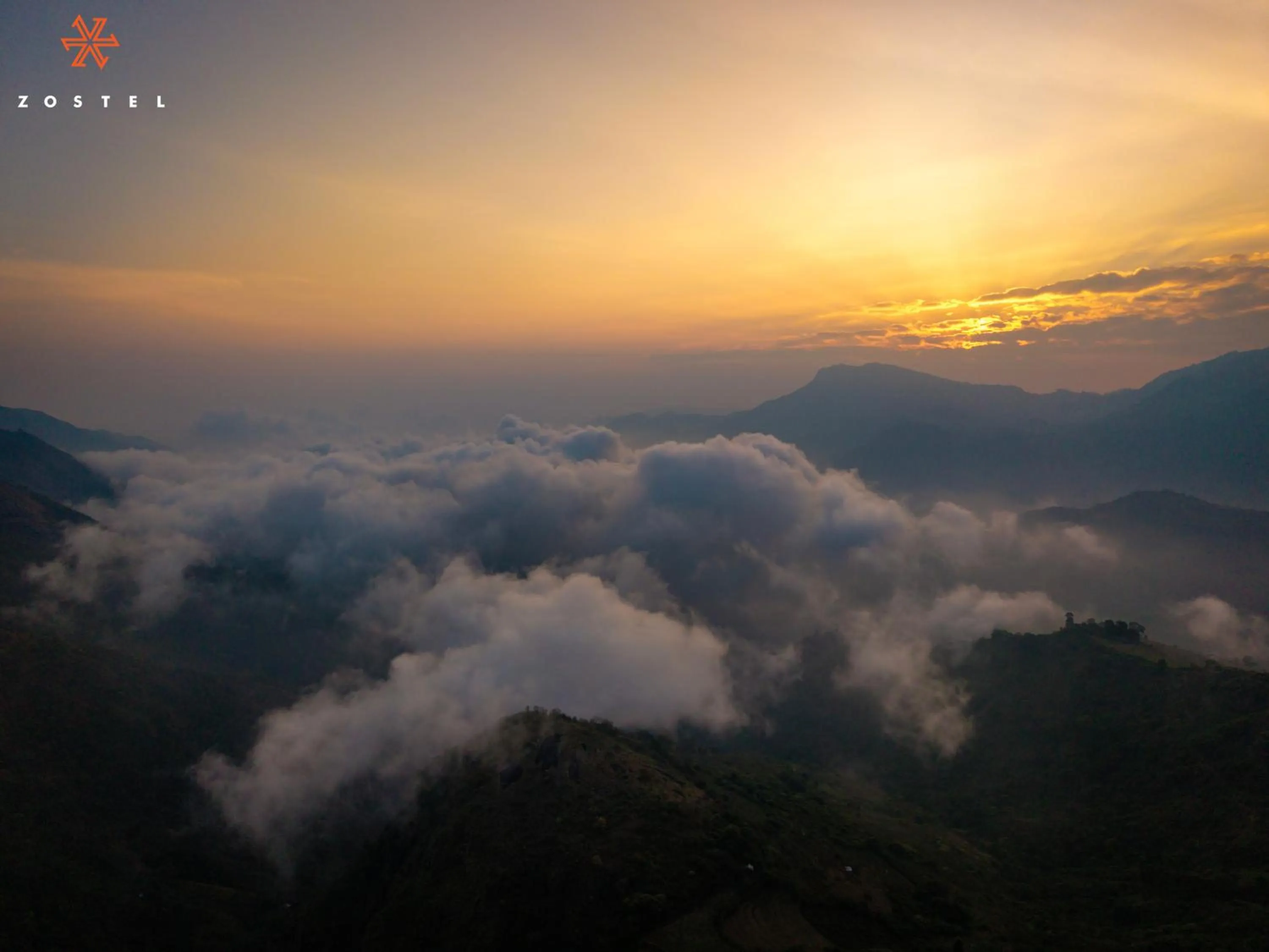 Mountain view in Zostel Plus Poombarai, Kodaikanal