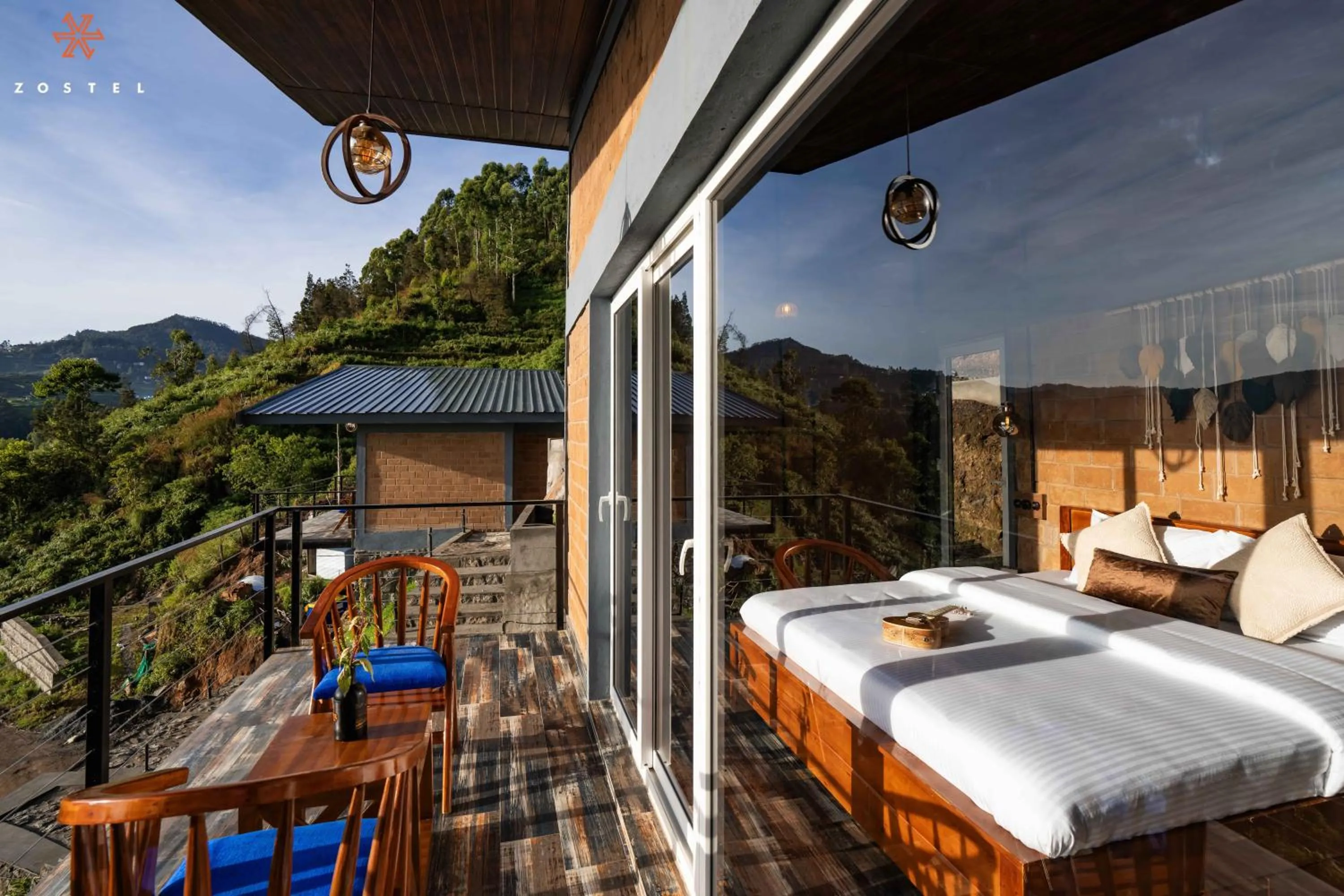 Balcony/Terrace in Zostel Plus Poombarai, Kodaikanal