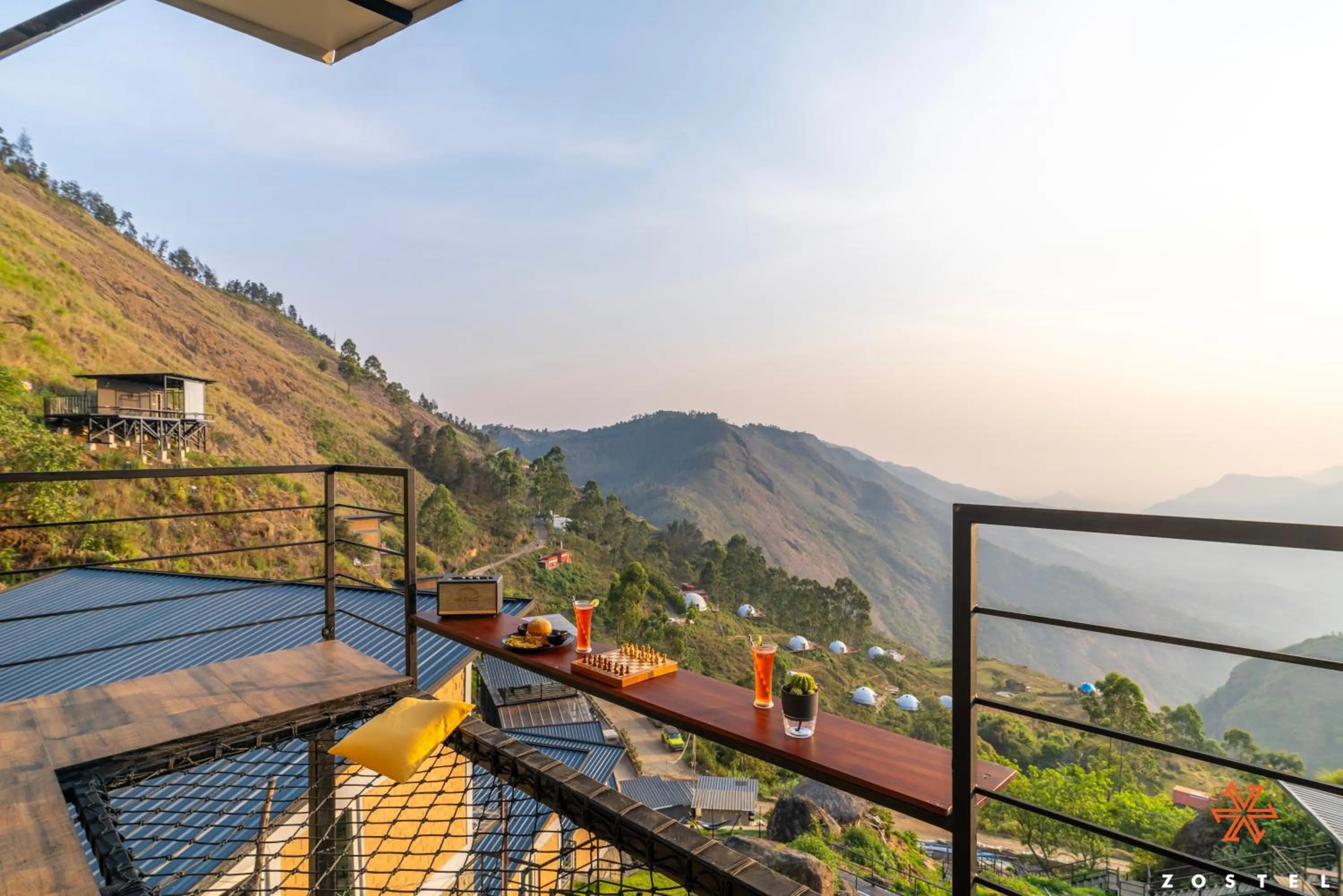Balcony/Terrace in Zostel Plus Poombarai, Kodaikanal
