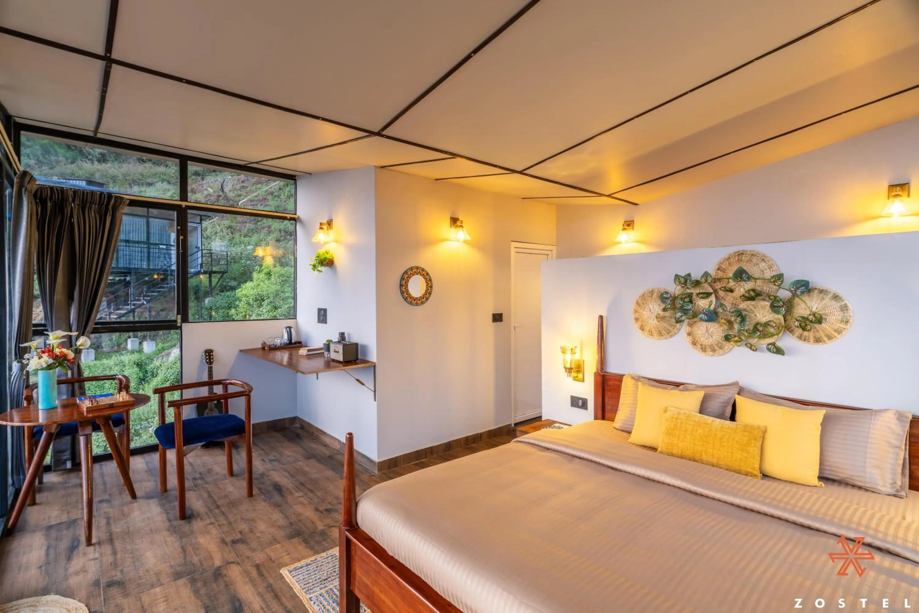 Bedroom, Bed in Zostel Plus Poombarai, Kodaikanal