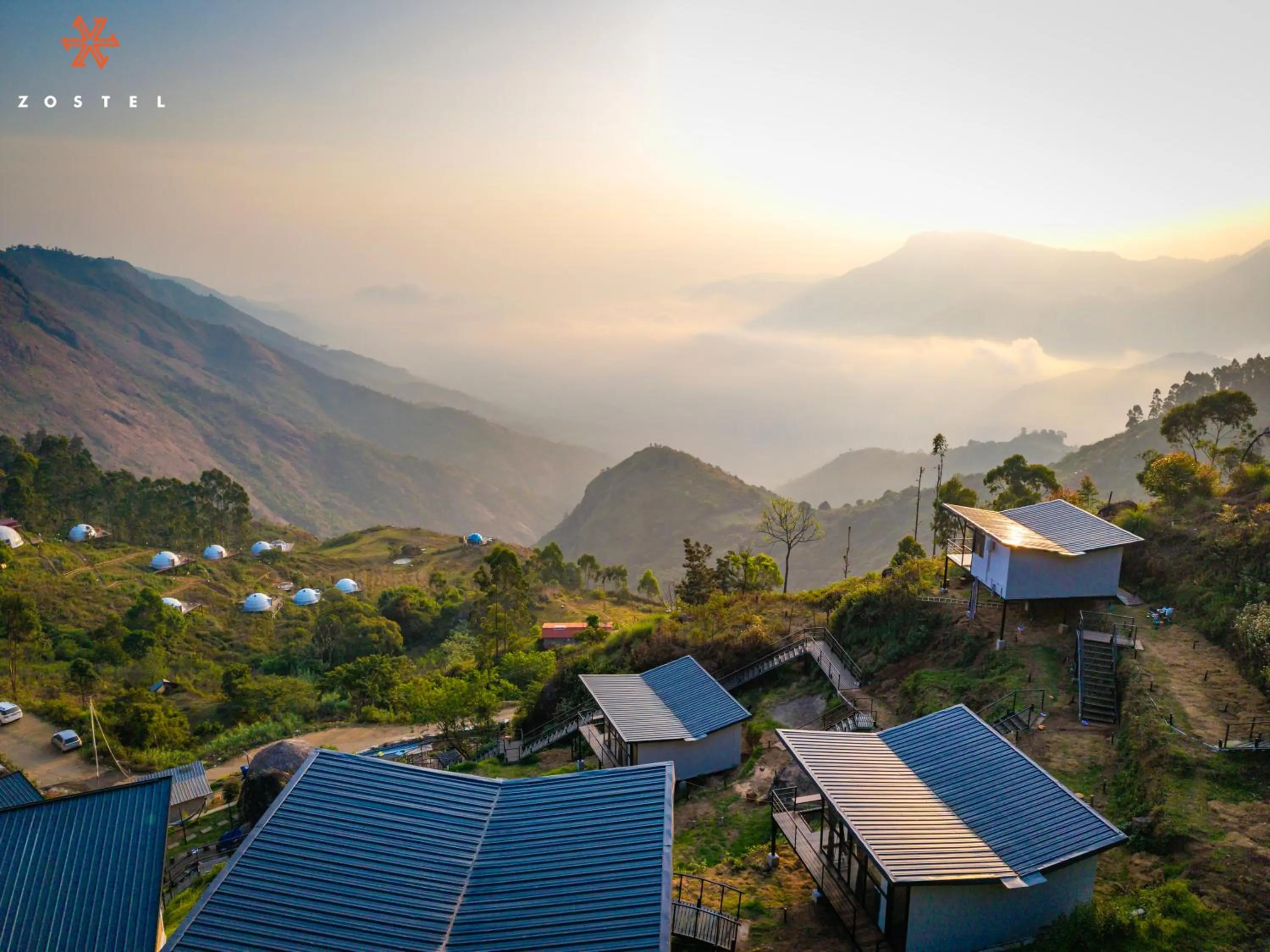Mountain view in Zostel Plus Poombarai, Kodaikanal