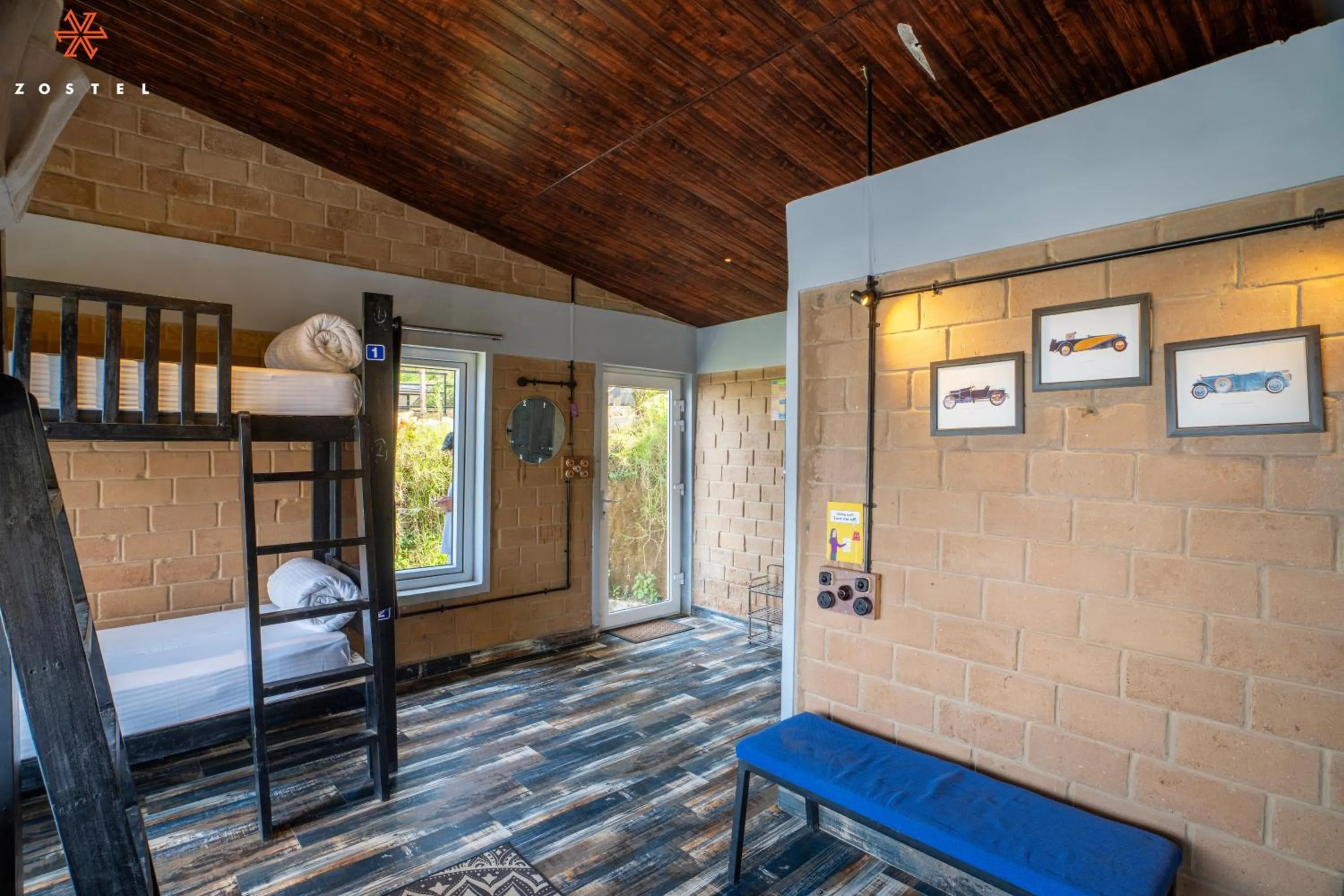 Bed in Zostel Plus Poombarai, Kodaikanal