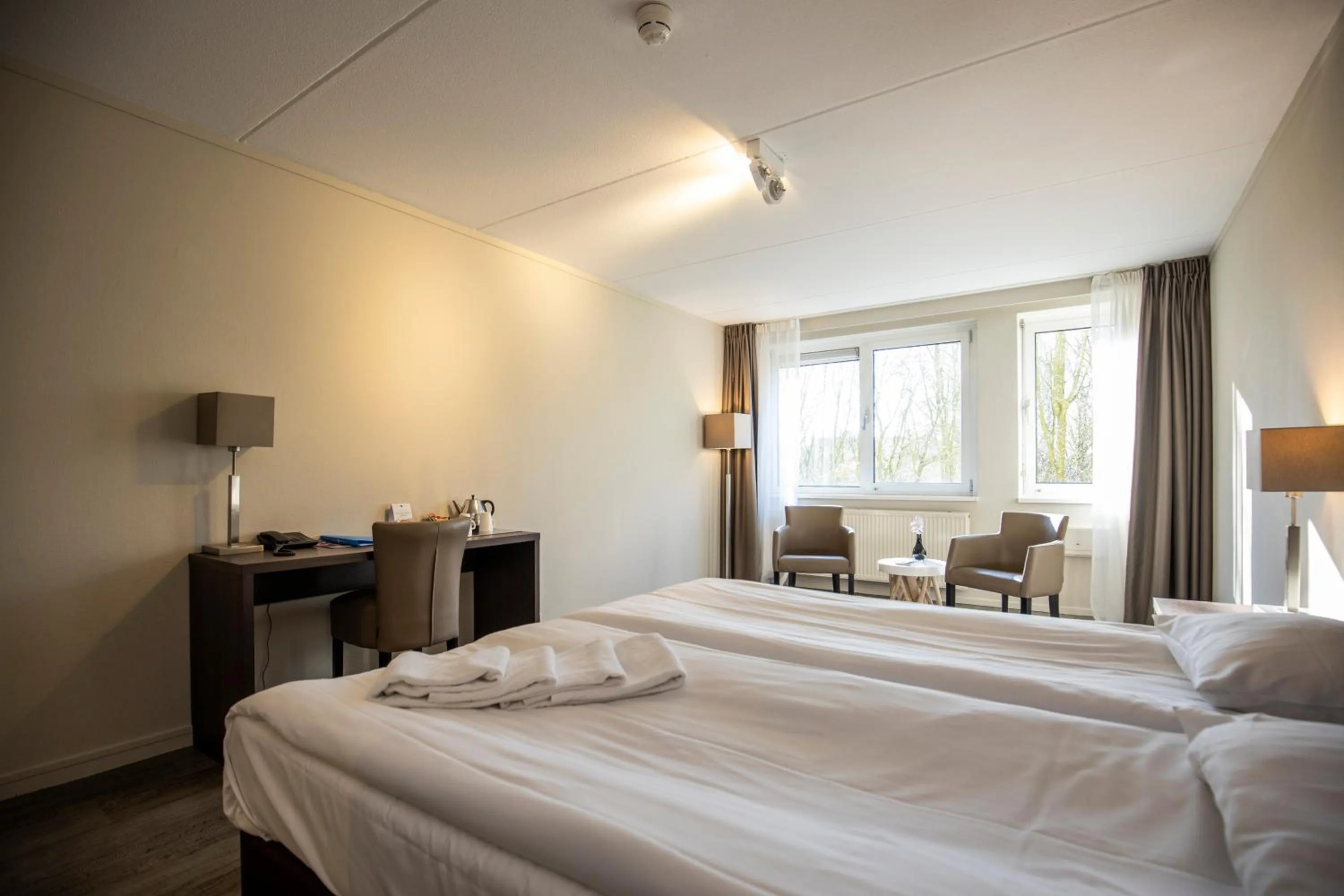 Photo of the whole room, Bed in Fletcher Hotel Landgoed Avegoor
