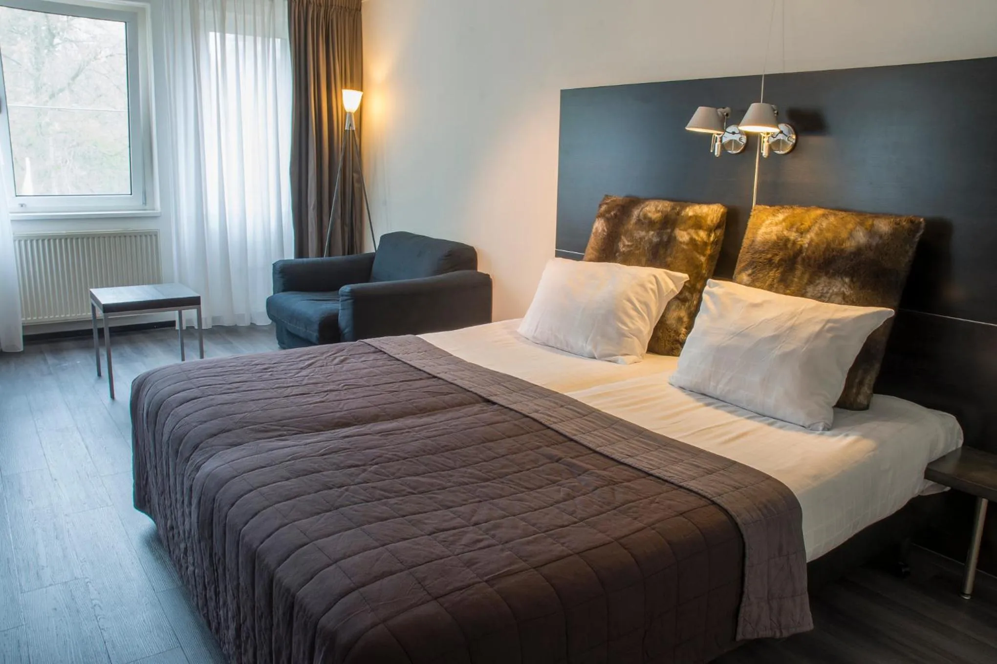 Photo of the whole room, Bed in Fletcher Hotel Landgoed Avegoor