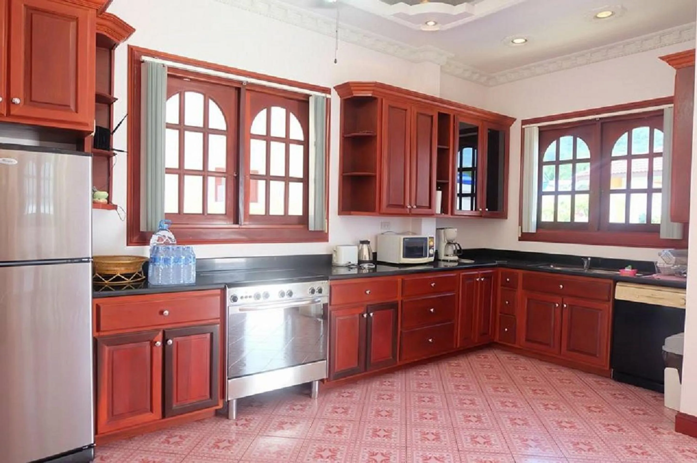 Kitchen or kitchenette in Majestic Villas Phuket