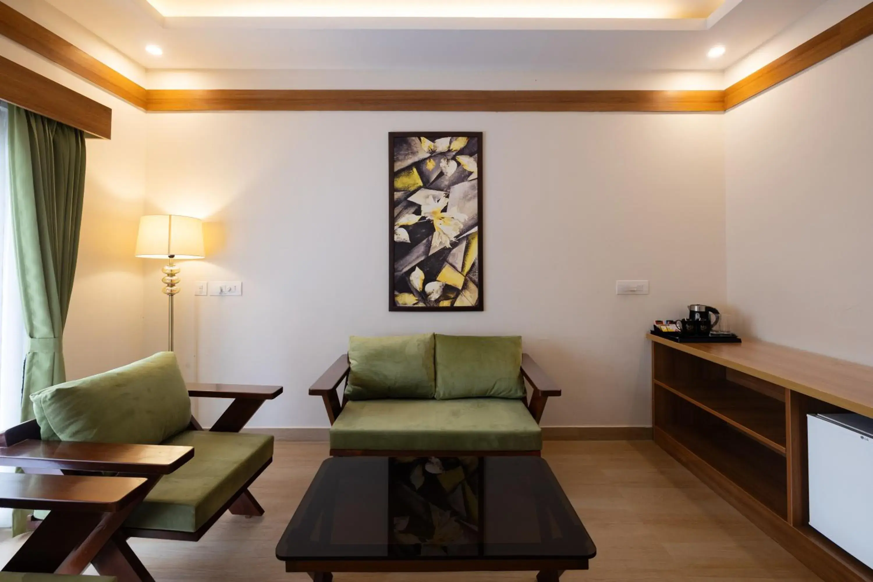 Living room in Malnad Shire Eco Resort Living room in Malnad Shire Eco Resort