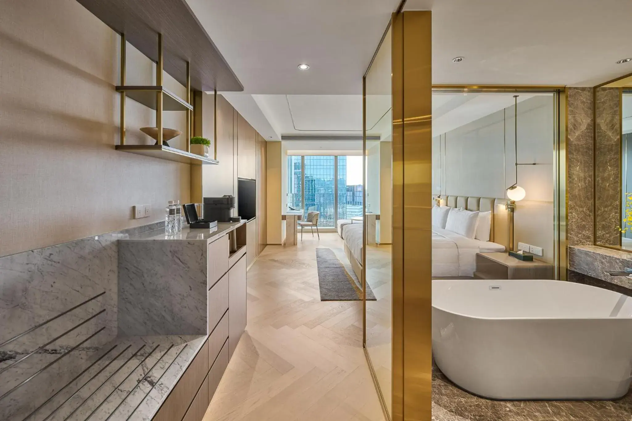 Photo of the whole room in Grand HiLai Taipei Photo of the whole room in Grand HiLai Taipei