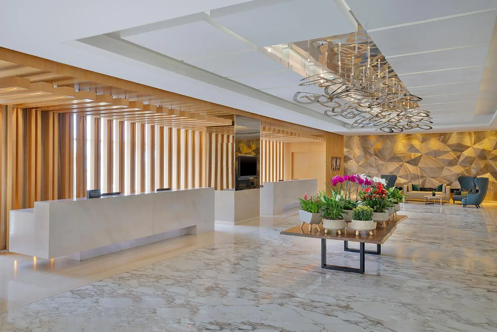 Lobby or reception in DoubleTree by Hilton Dubai Jumeirah Beach Lobby or reception in DoubleTree by Hilton Dubai Jumeirah Beach