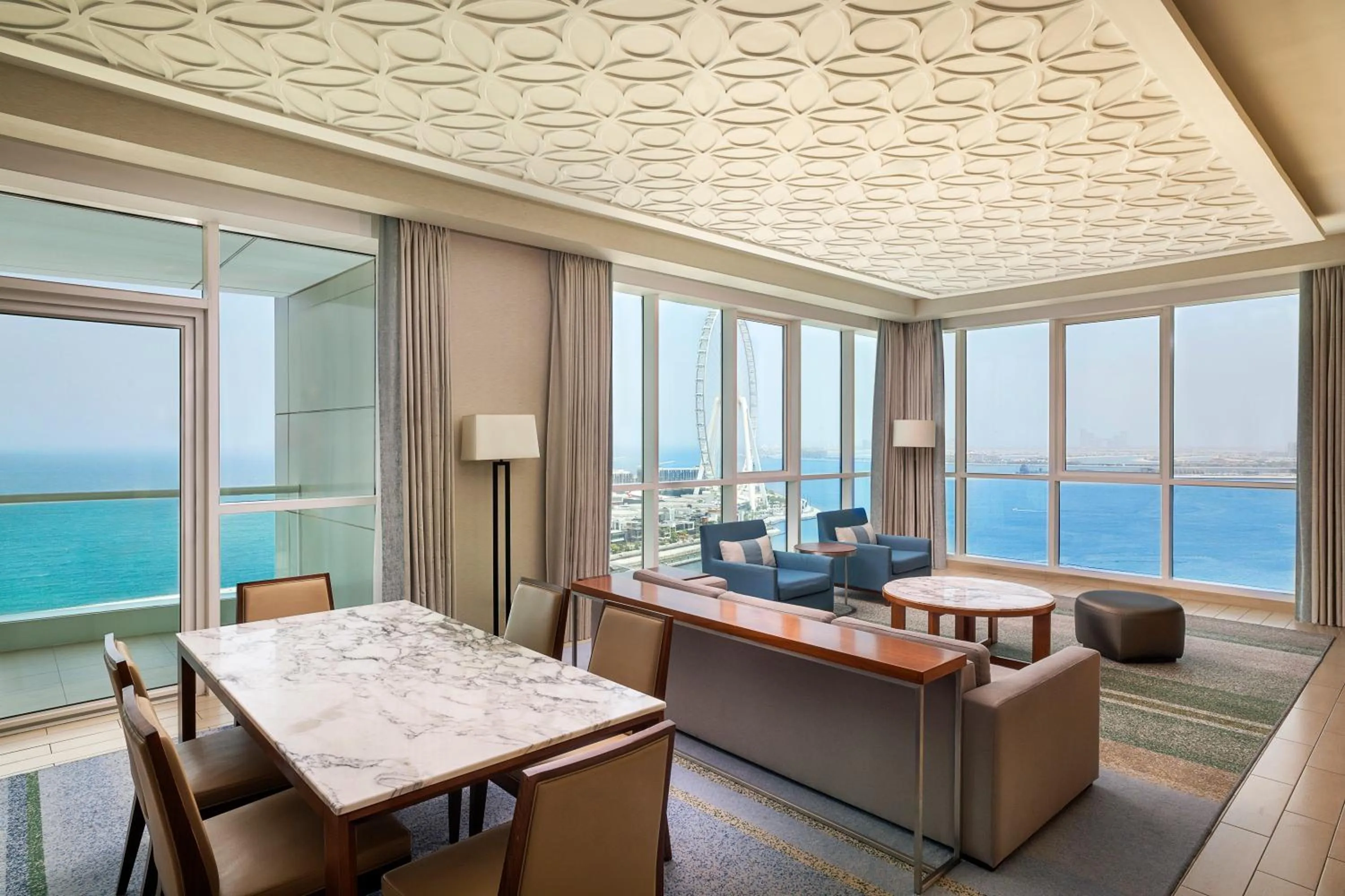 Living room in DoubleTree by Hilton Dubai Jumeirah Beach