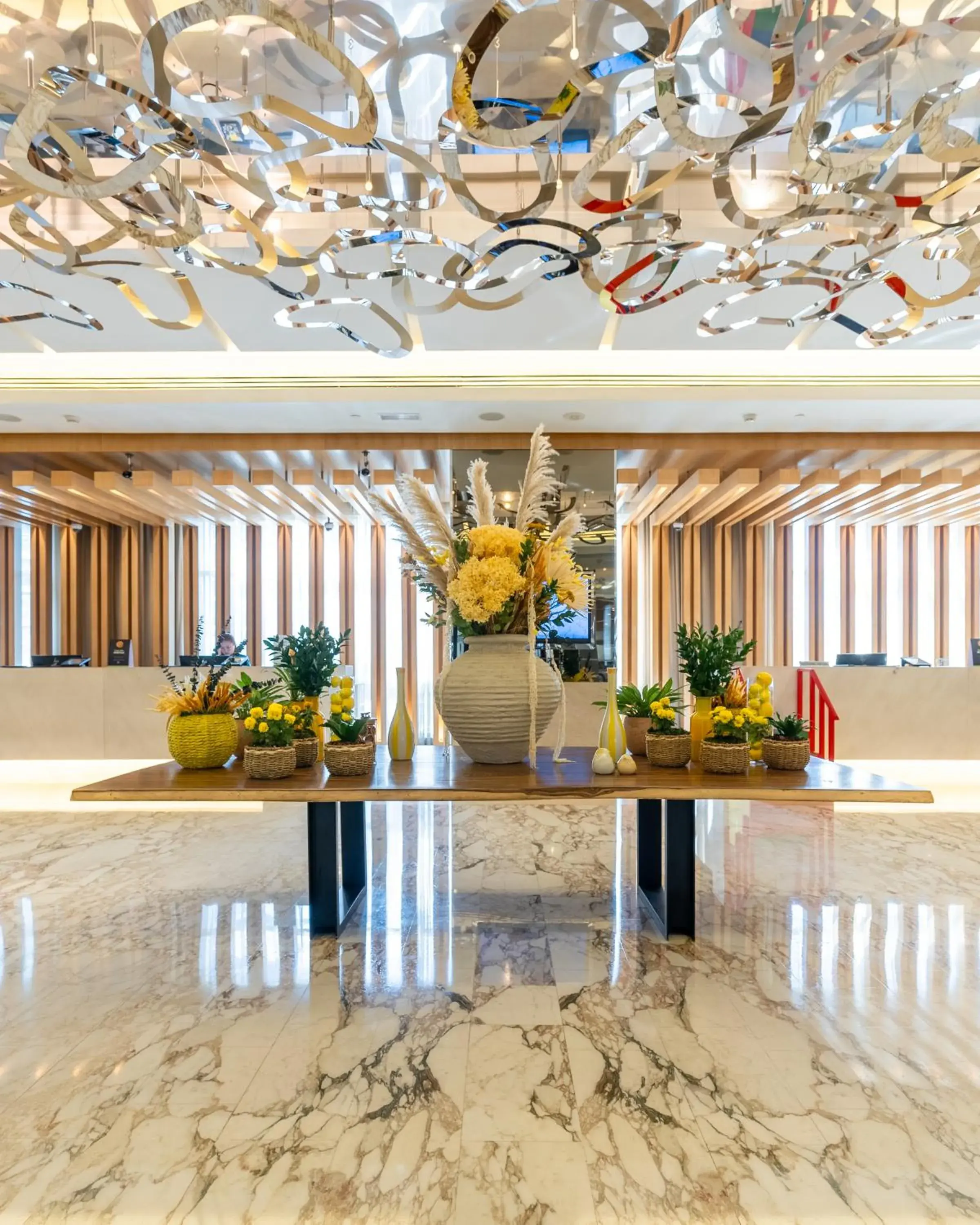 Lobby or reception in DoubleTree by Hilton Dubai Jumeirah Beach Lobby or reception in DoubleTree by Hilton Dubai Jumeirah Beach