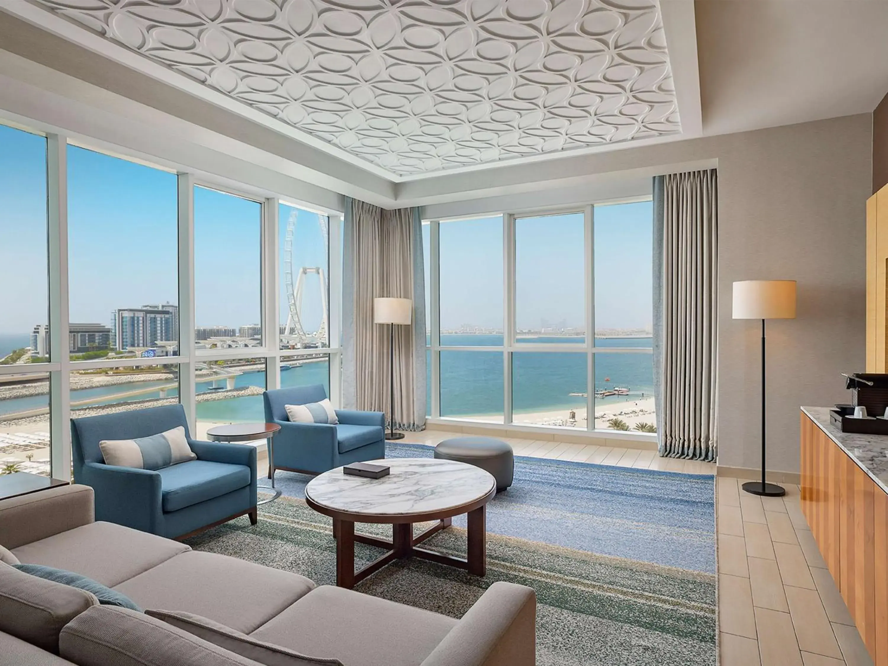 Living room in DoubleTree by Hilton Dubai Jumeirah Beach Living room in DoubleTree by Hilton Dubai Jumeirah Beach