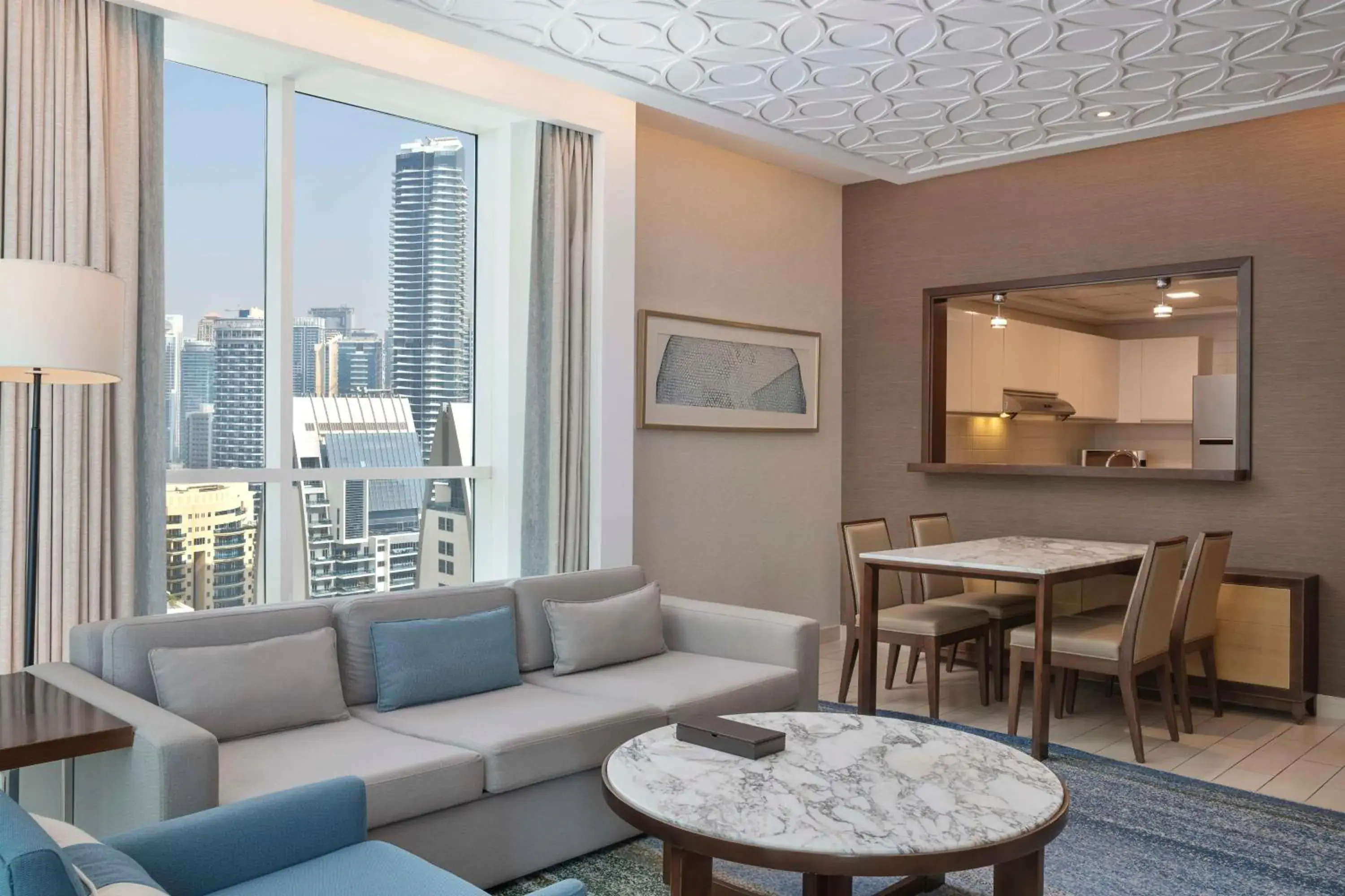 Living room in DoubleTree by Hilton Dubai Jumeirah Beach Living room in DoubleTree by Hilton Dubai Jumeirah Beach