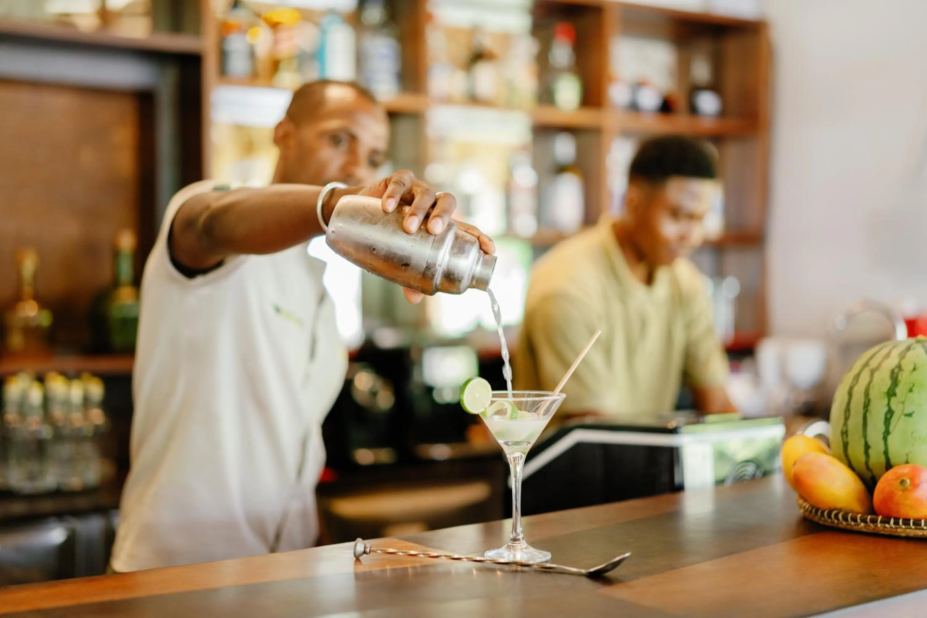 Lounge or bar in Loharano Lodge