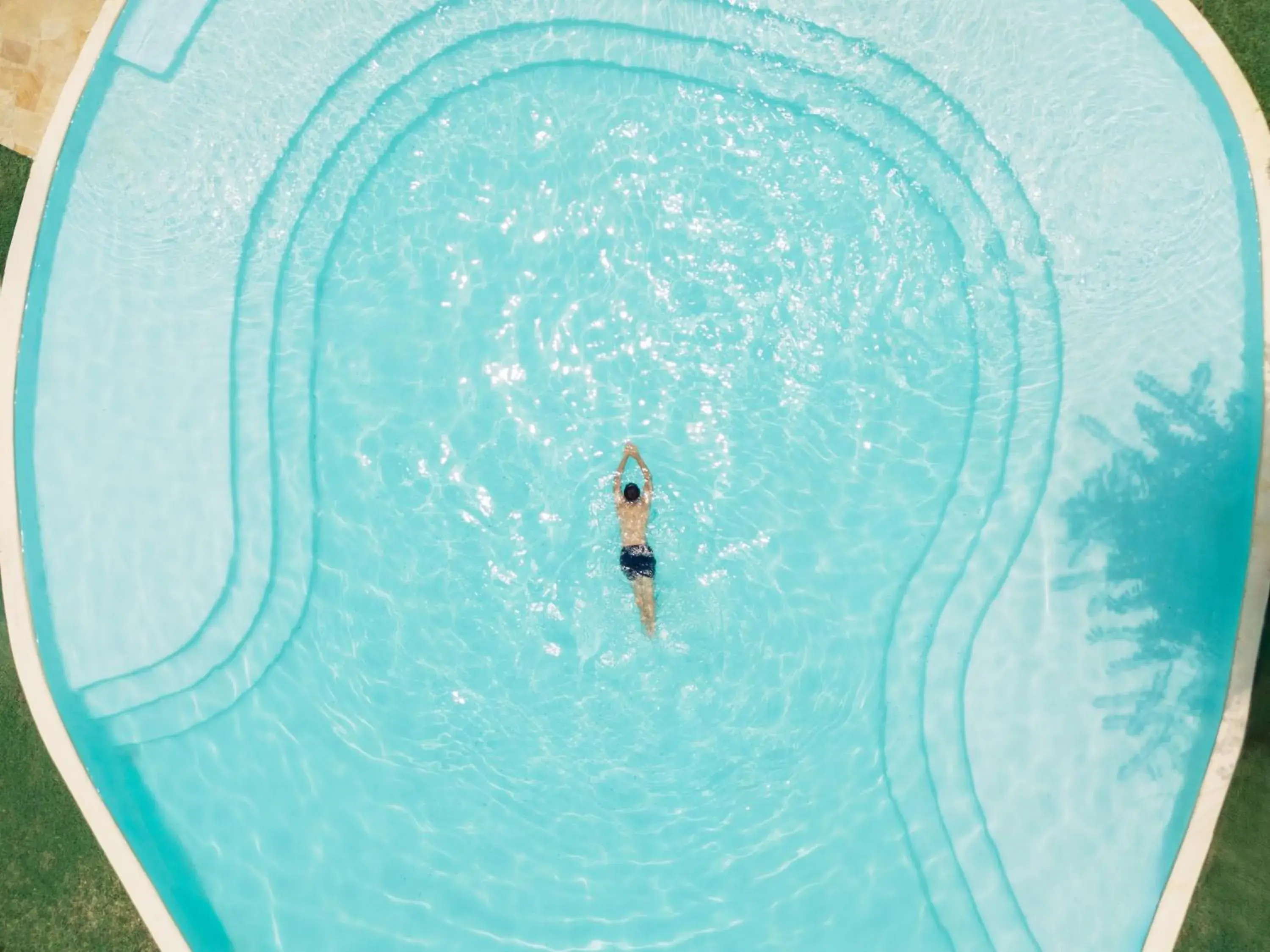 Pool view in Loharano Lodge Pool view in Loharano Lodge