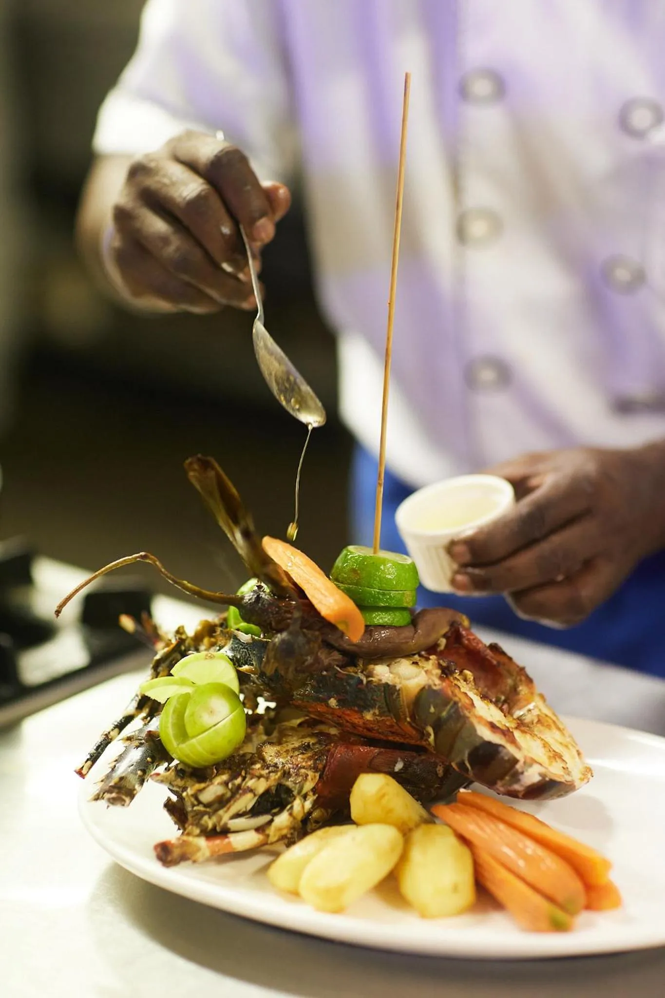 Restaurant/places to eat in Loharano Lodge