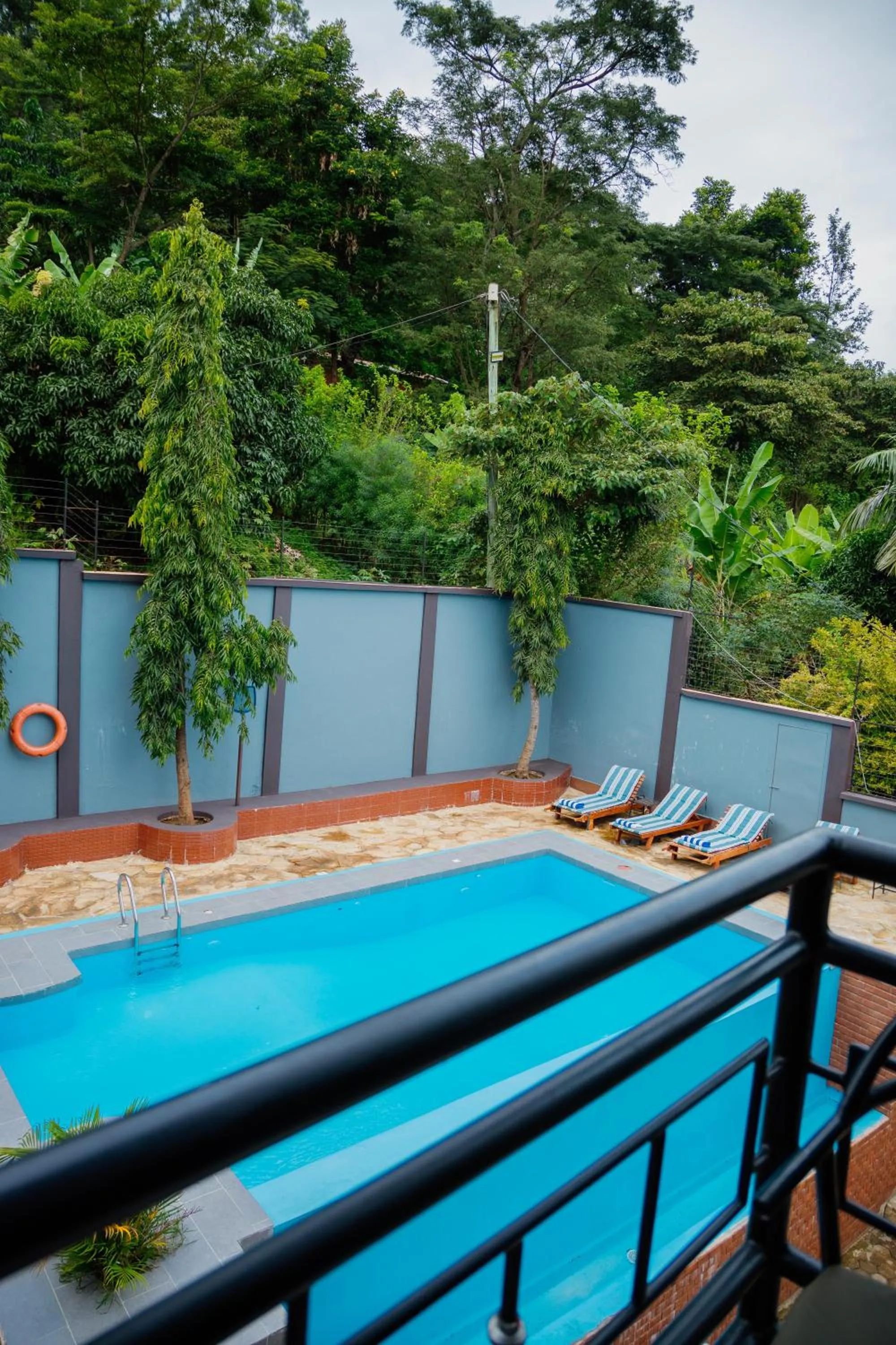 Pool view in Greenside Hotel