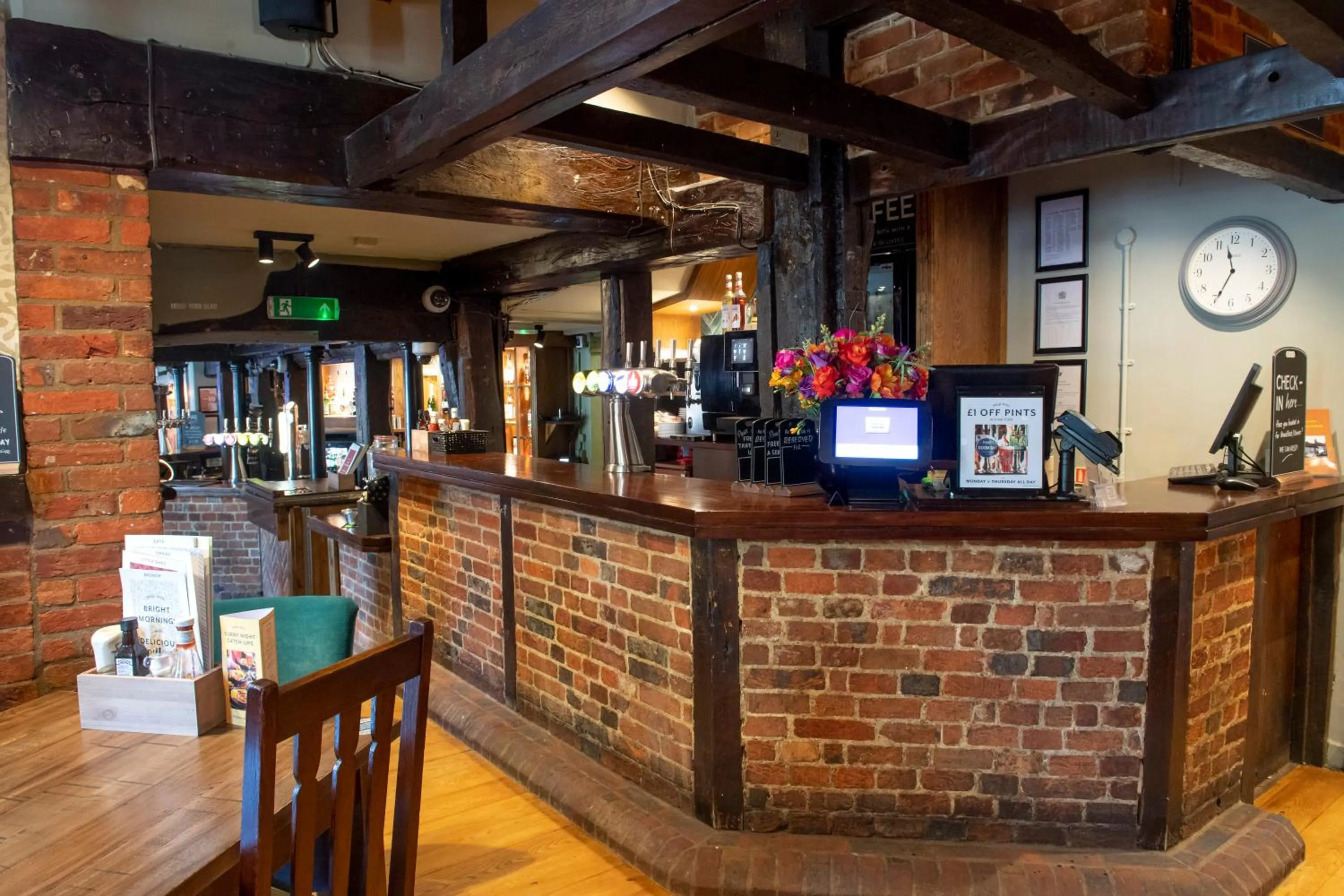 Lobby or reception in The White Hart by Innkeeper's Collection