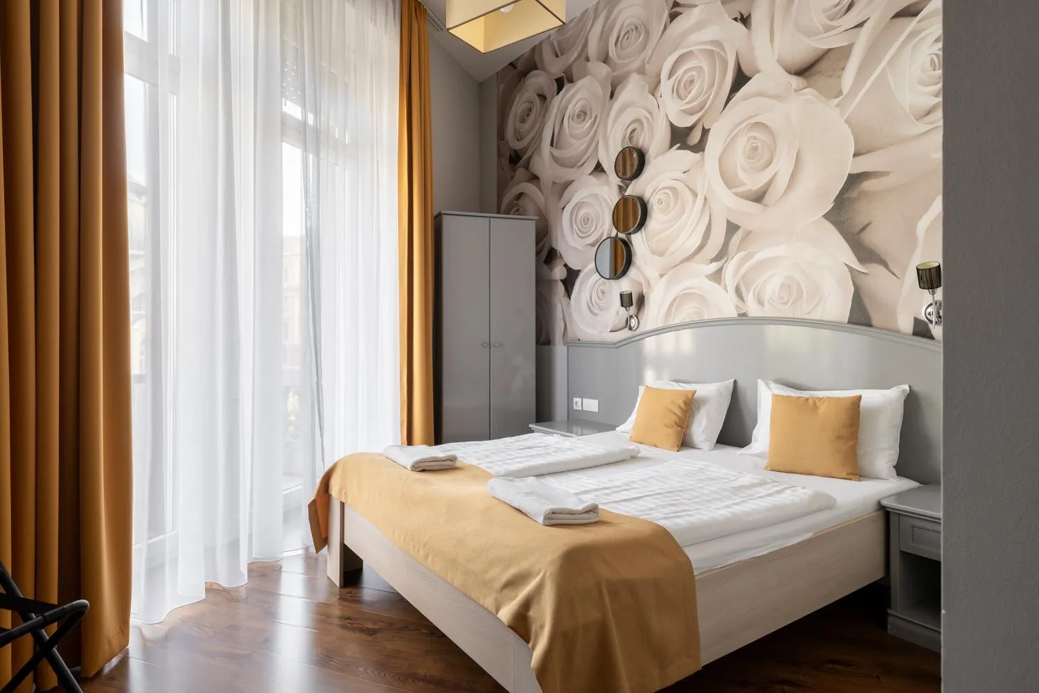 Balcony/Terrace, Bed in Full Moon Budapest