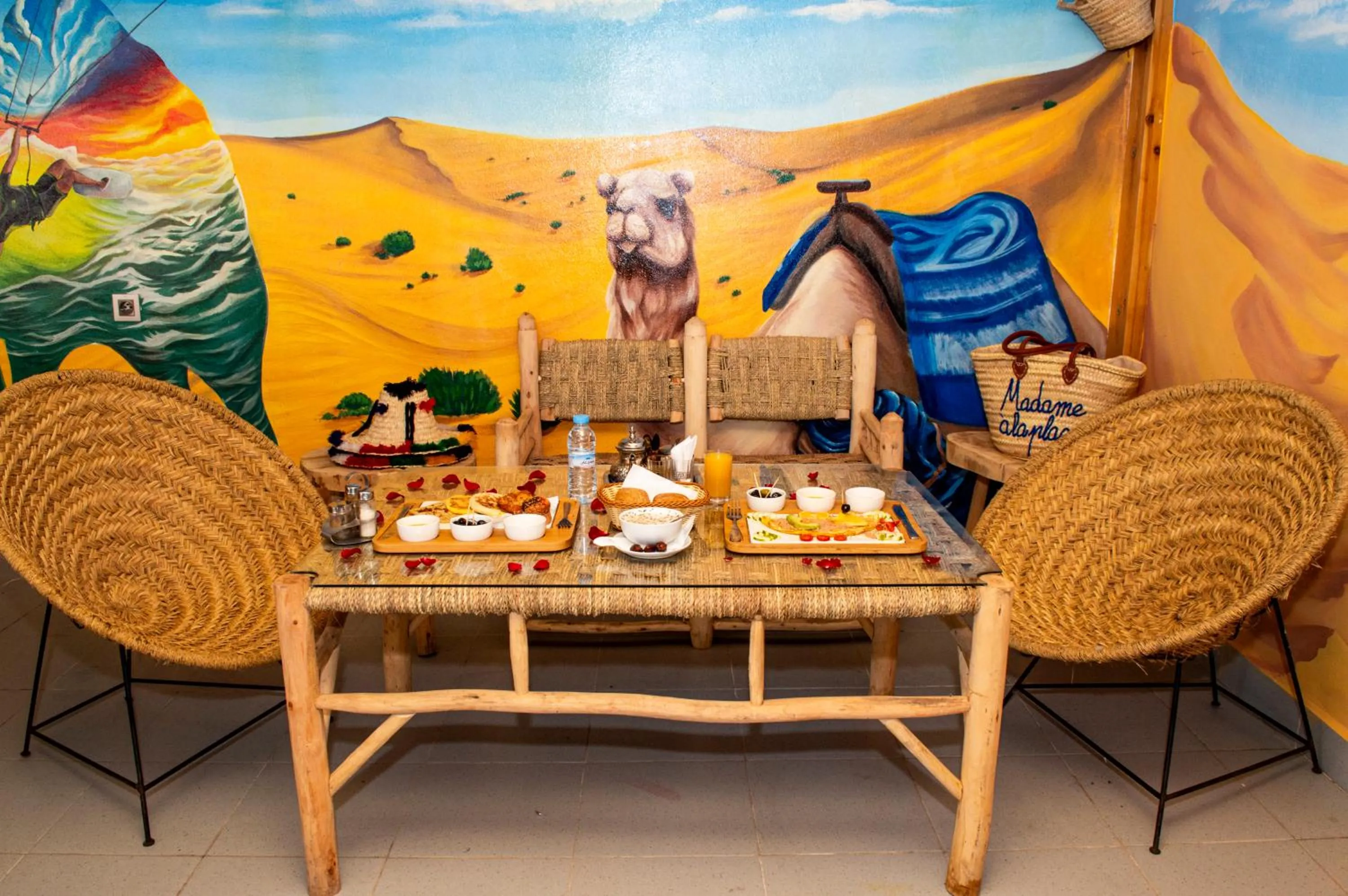 Seating area in Hotel Golden Sunset Dakhla